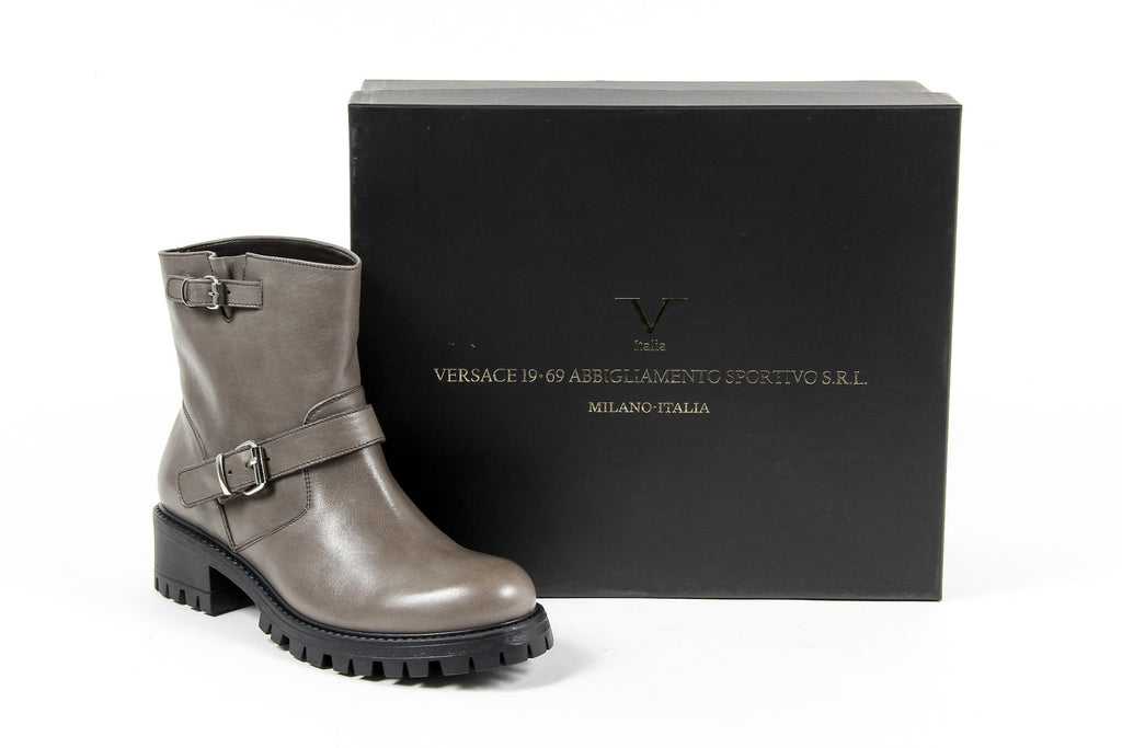 V 1969 Italia Bota Corta Mujer B1441 VITELLO GRIGIO