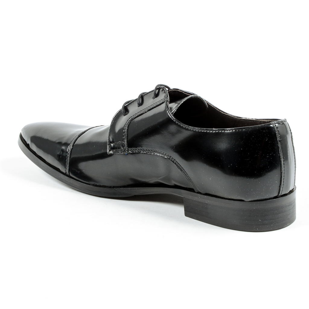 V 1969 Italia Zapato clásico para hombre Negro CORONA
