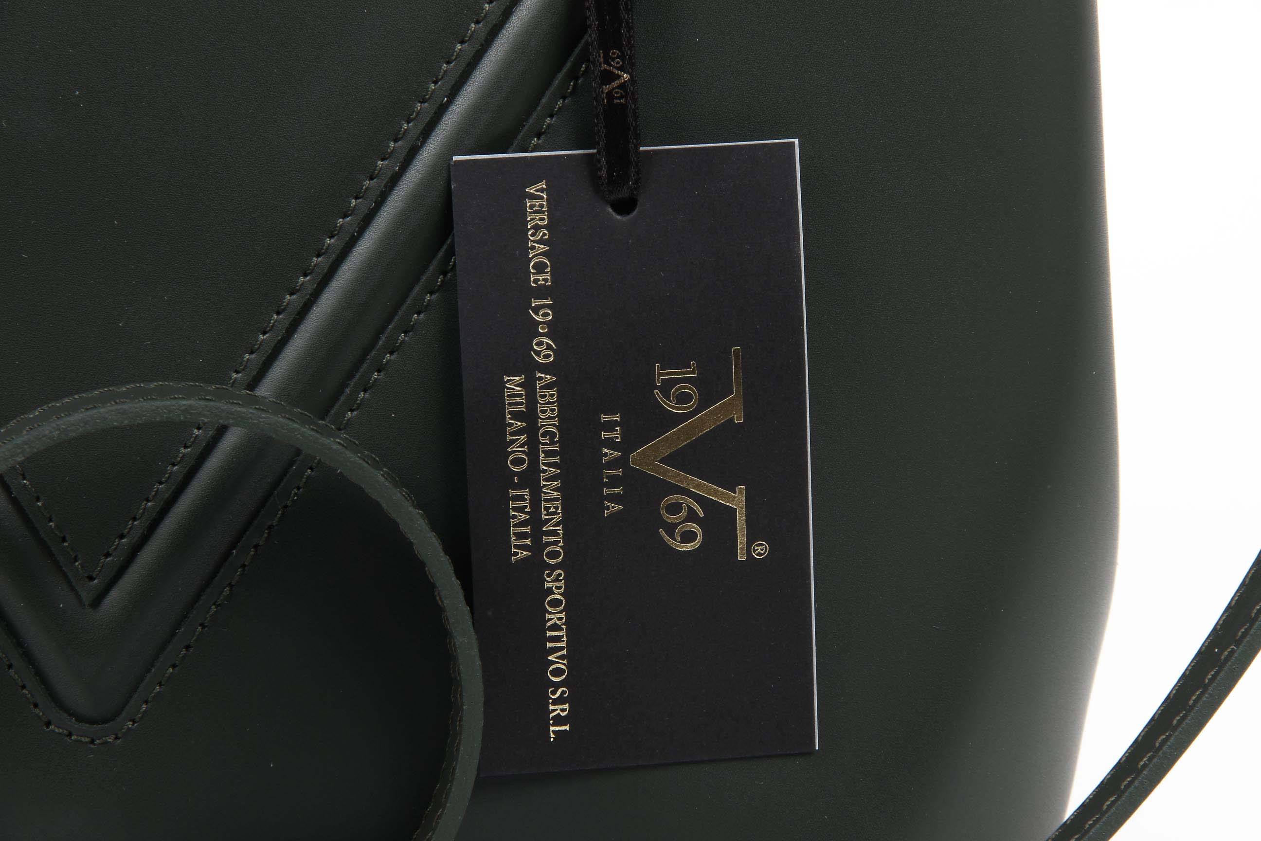 Bolso Mujer V 1969 Italia V004/2 RUGA VERDE BOTTIGLIA