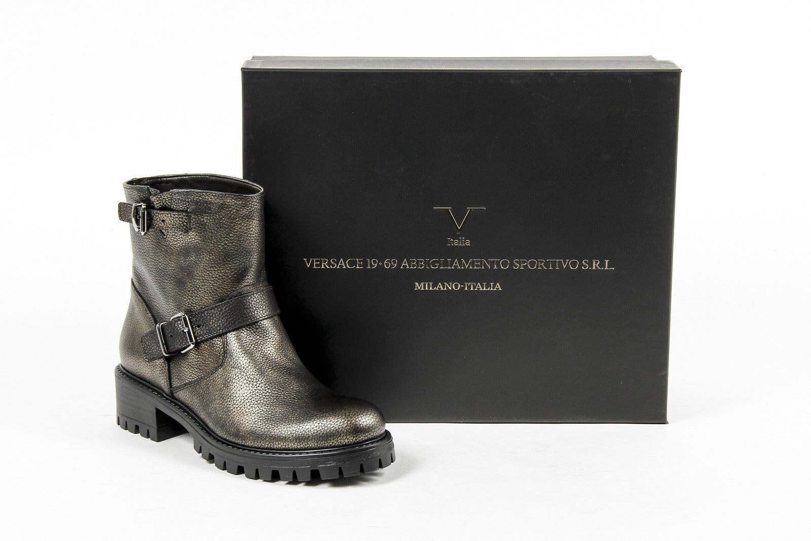 Bota corta para mujer V 1969 Italia B1441 ORO NATURAL