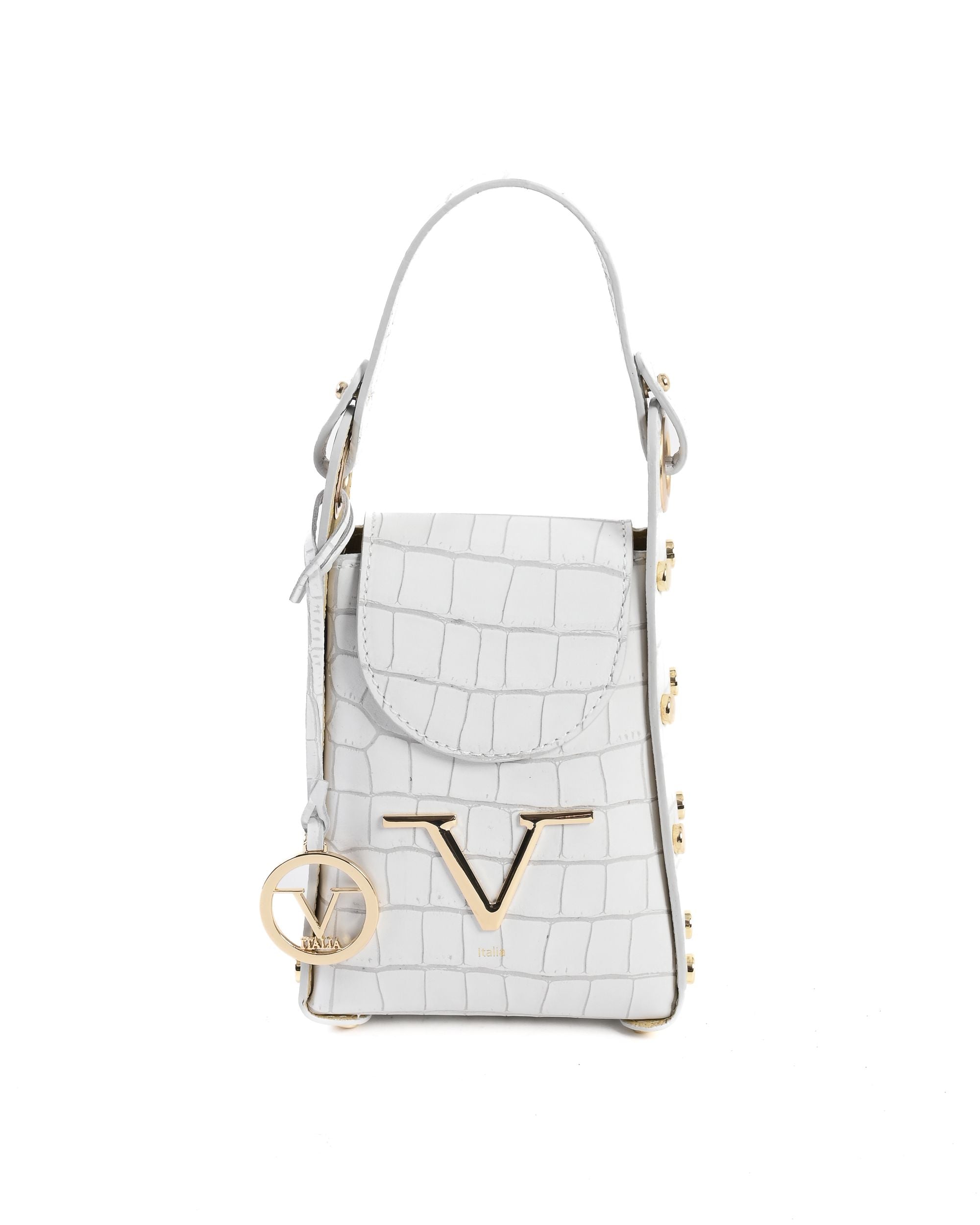 Minibolso V Italia para mujer blanco V16-COC-WHI