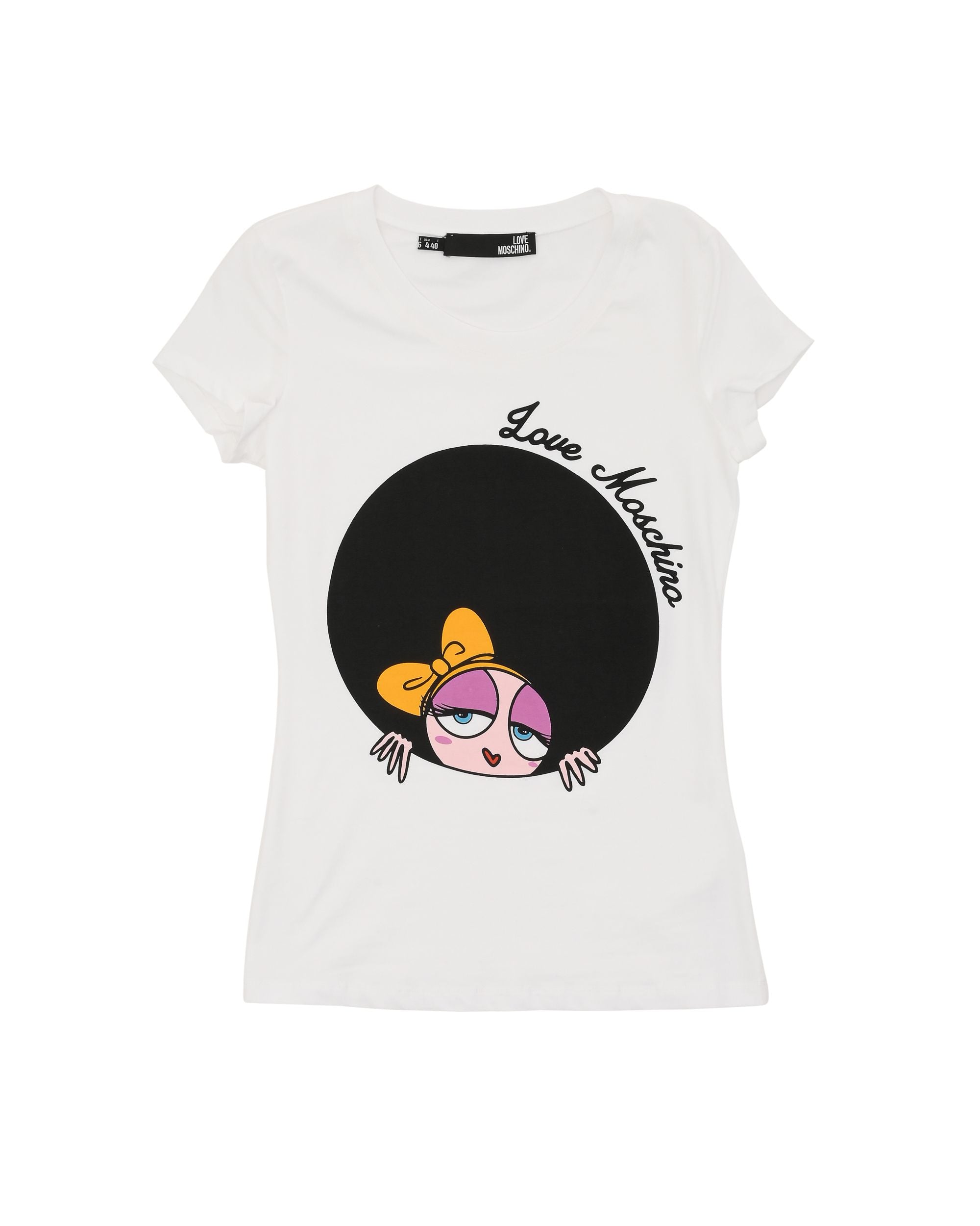 Camiseta Love Moschino para mujer W 4 B19 4Z E 2065 A00 BLANCO ÓPTICO