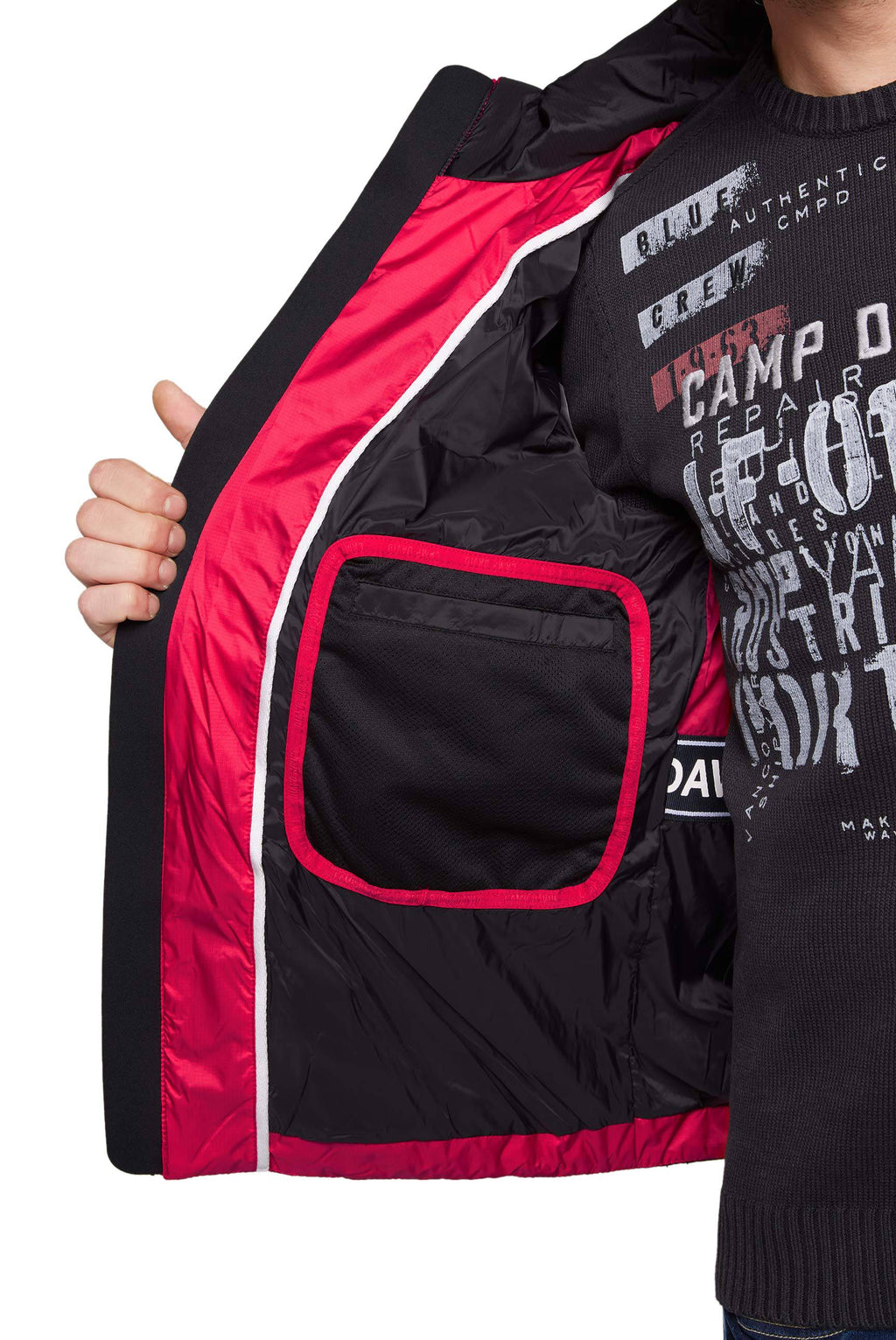 Chaqueta con capucha para hombre Camp David
