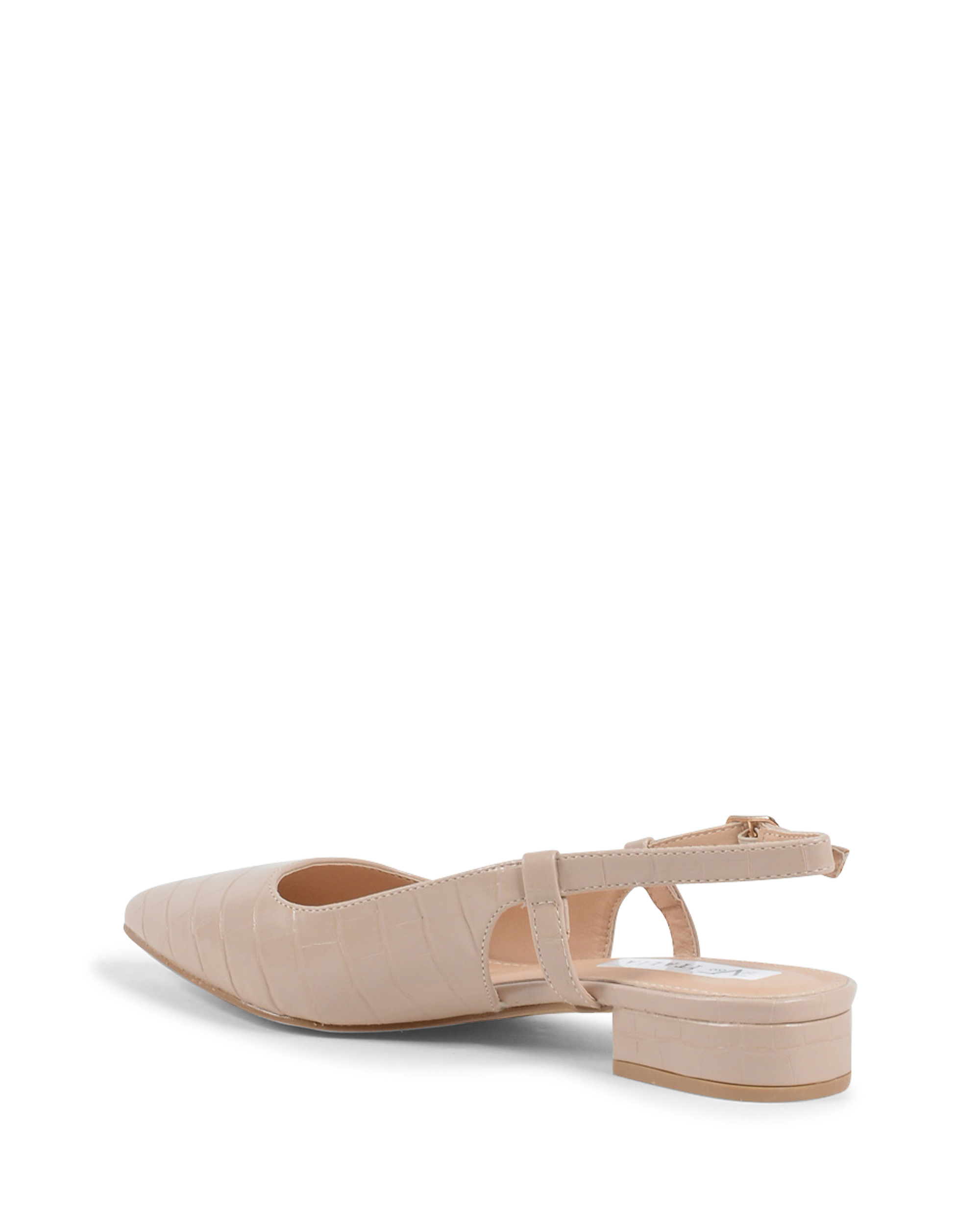 19V69 Italia Bailarina destalonada para mujer Beige V81831 BEIGE