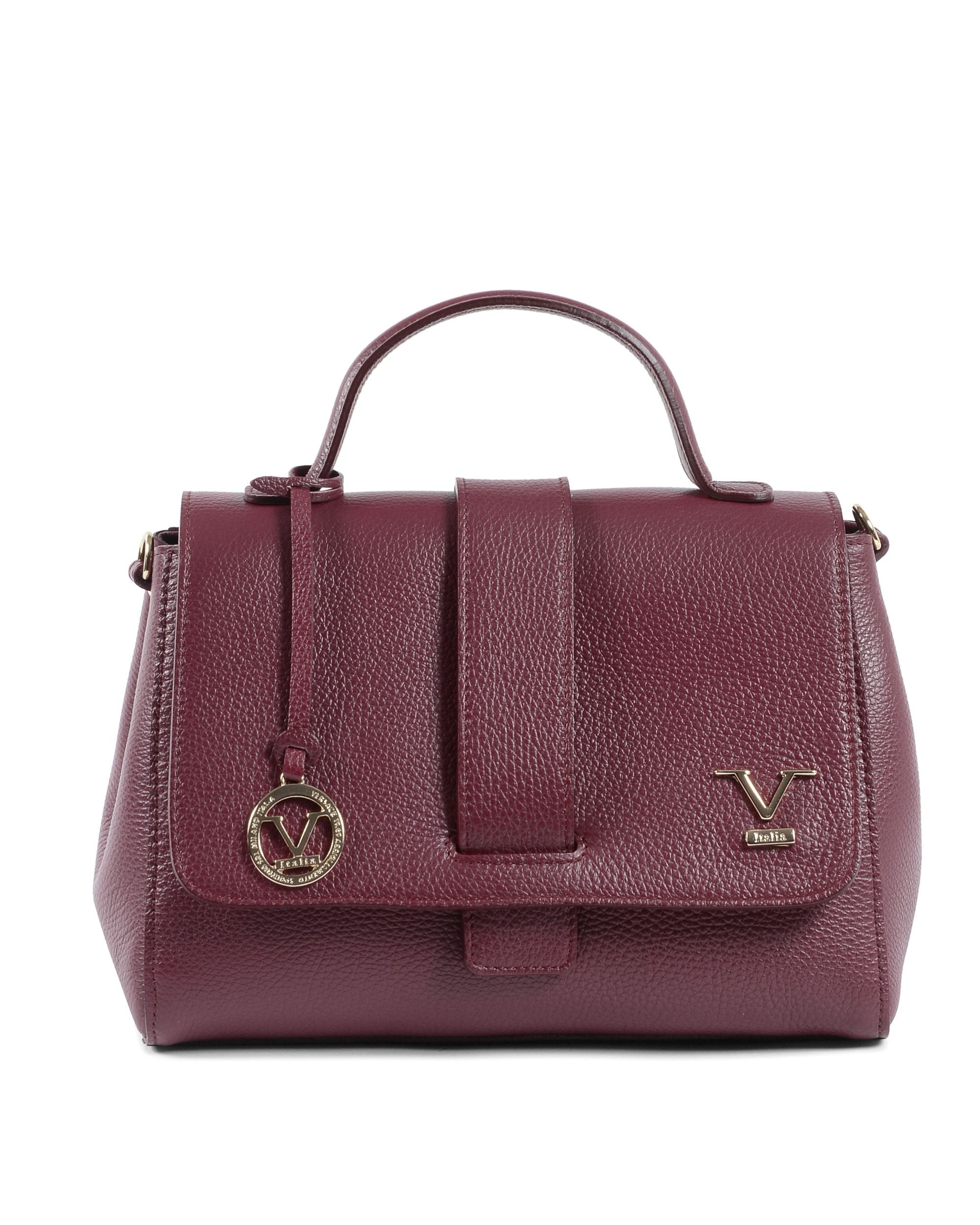 Bolso de mano para mujer V Italia Burdeos BC10280 52 DOLLARO BORDEAUX