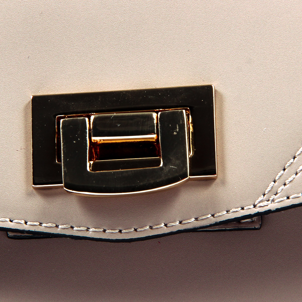 Bolso de mano para mujer Andrew Charles color topo CAITLYN