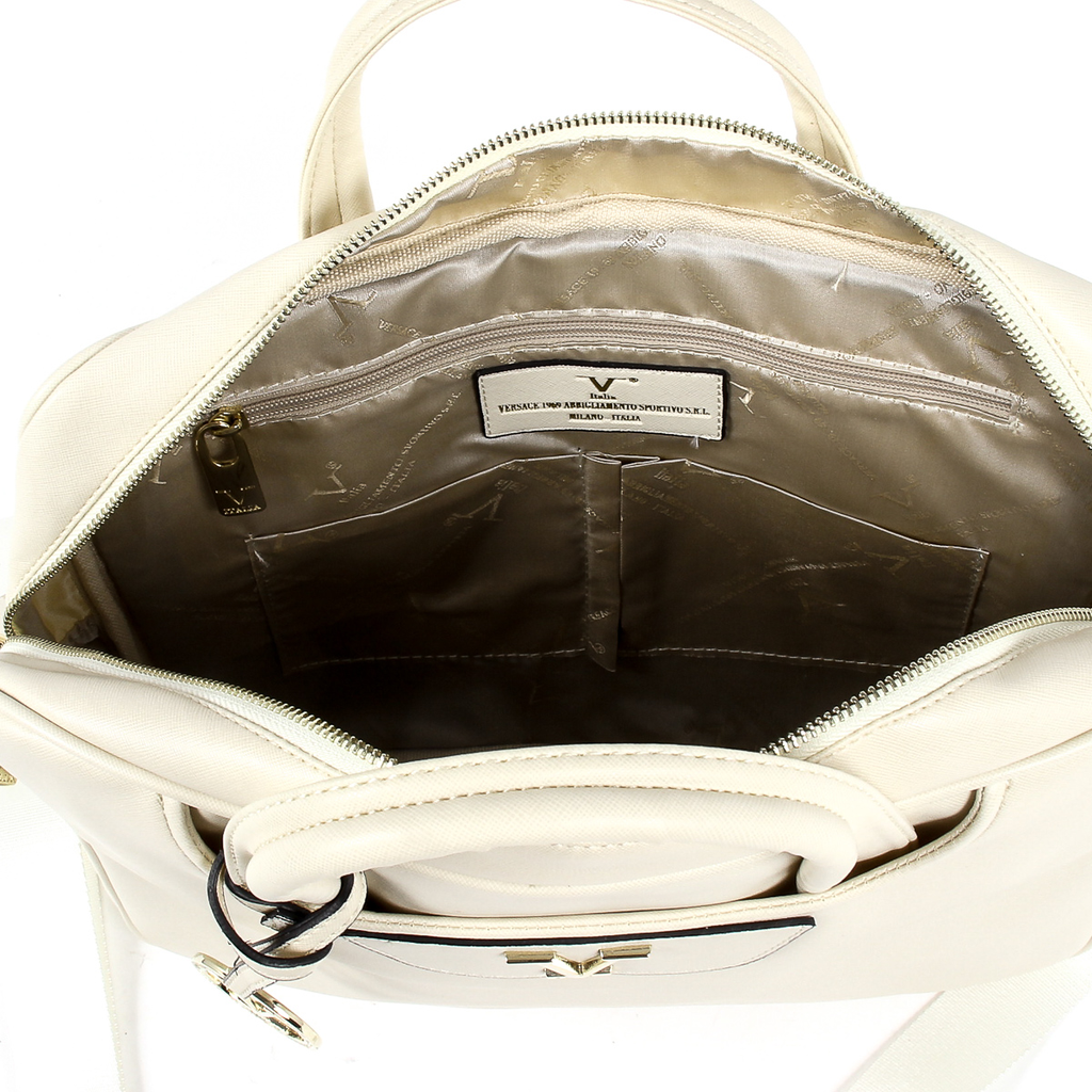 Bolso de mano para mujer V 1969 Italia Beige ALVENA