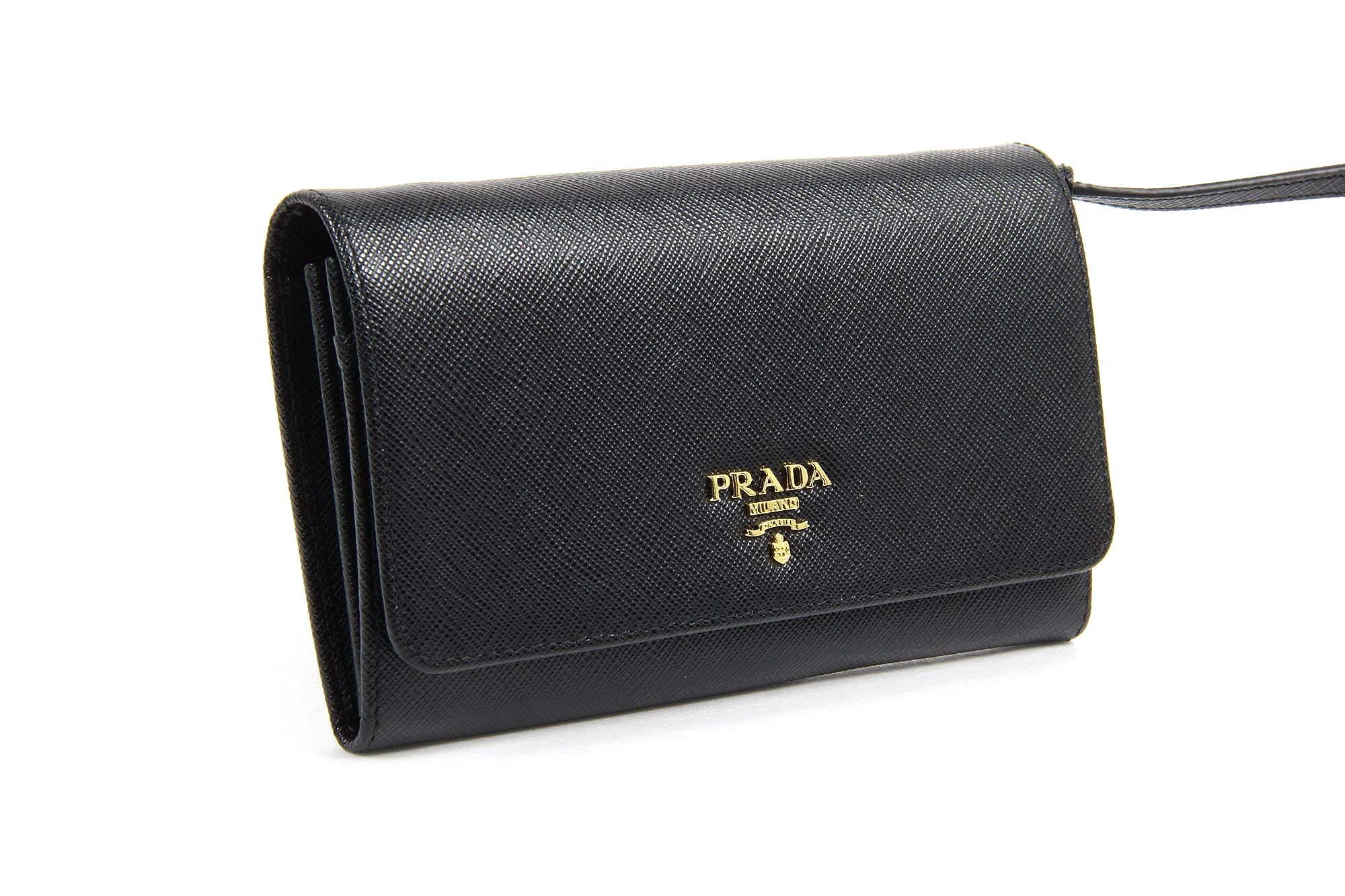 Bolso de mano Prada 1MT437 Nero Saffiano Metal