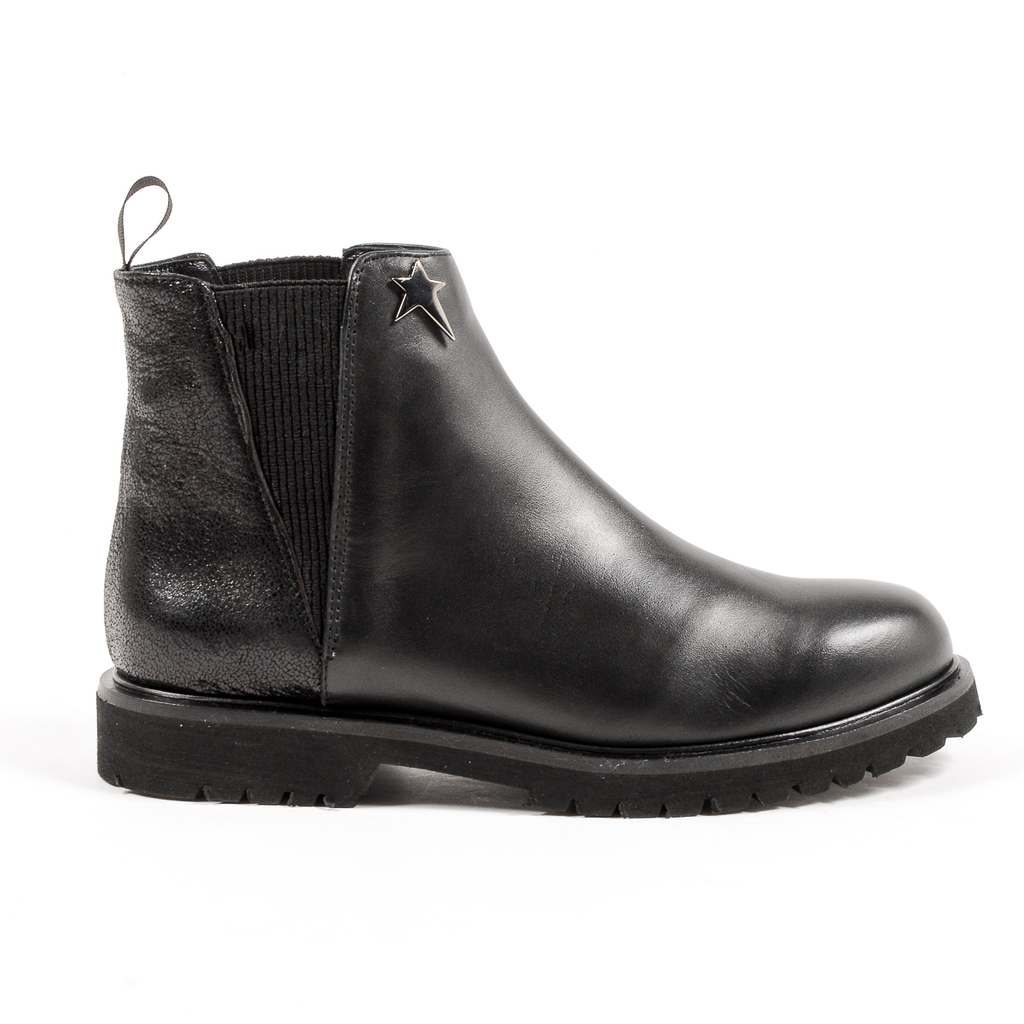 Andrew Charles Womens Ankle Boot Black CHRISTINA