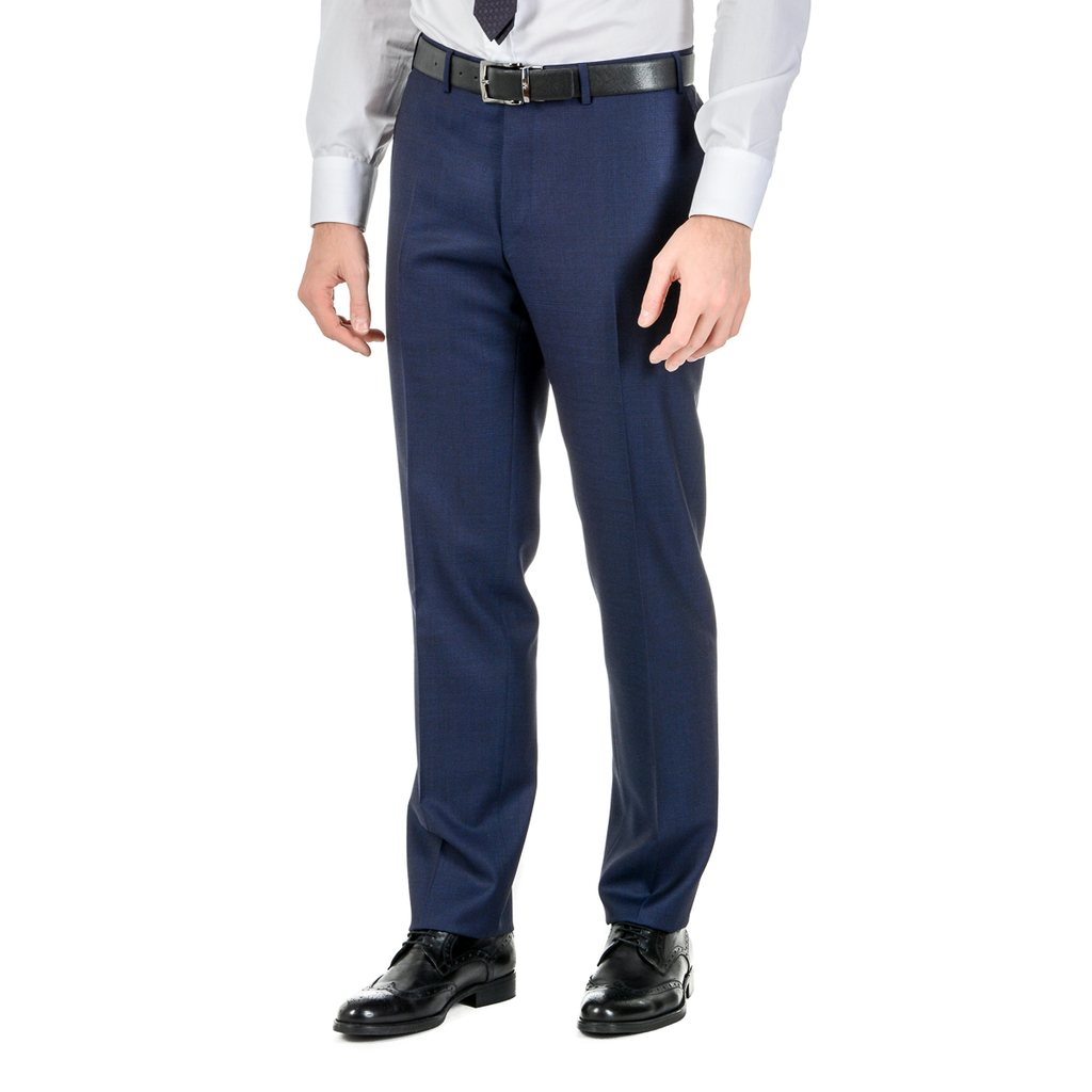 Canali Mens Suit Long Sleeves Blue Water Resistant