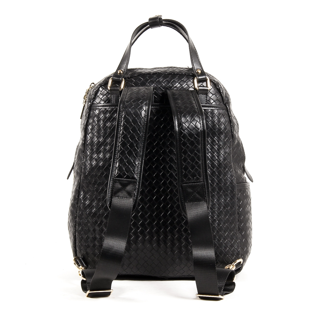 Mochila de moda para hombre V 1969 Italia V1969016B NEGRO