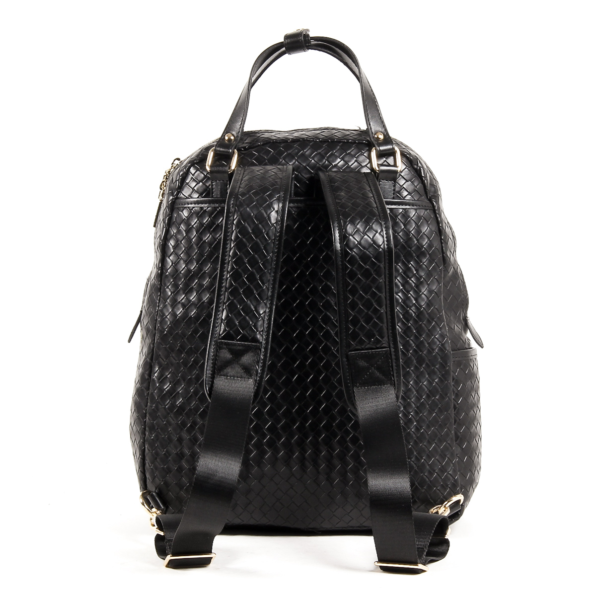 Mochila de moda para hombre V 1969 Italia V1969016B NEGRO