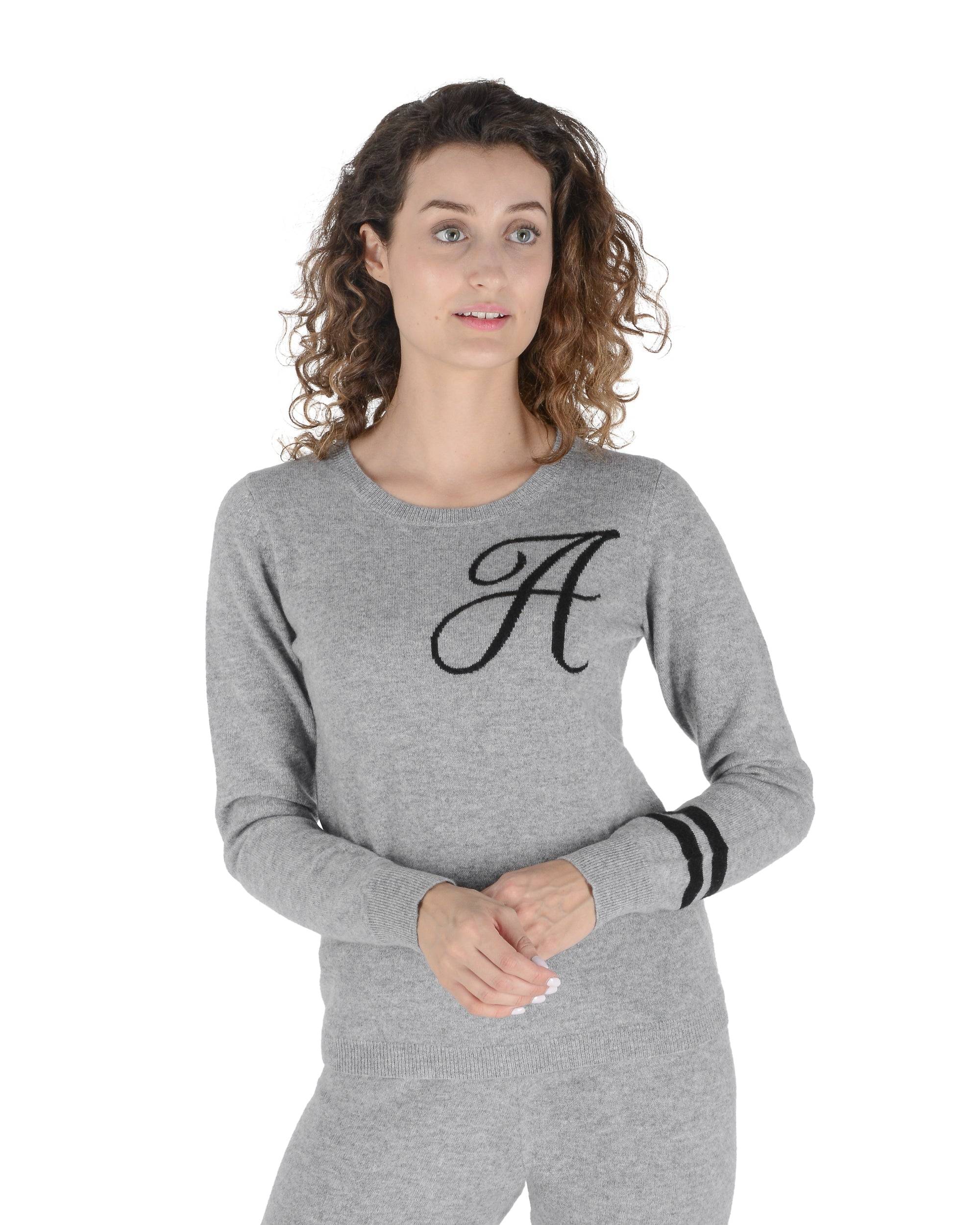 Suéter de cuello redondo Dee Ocleppo STOCKBRIDGE GREY A