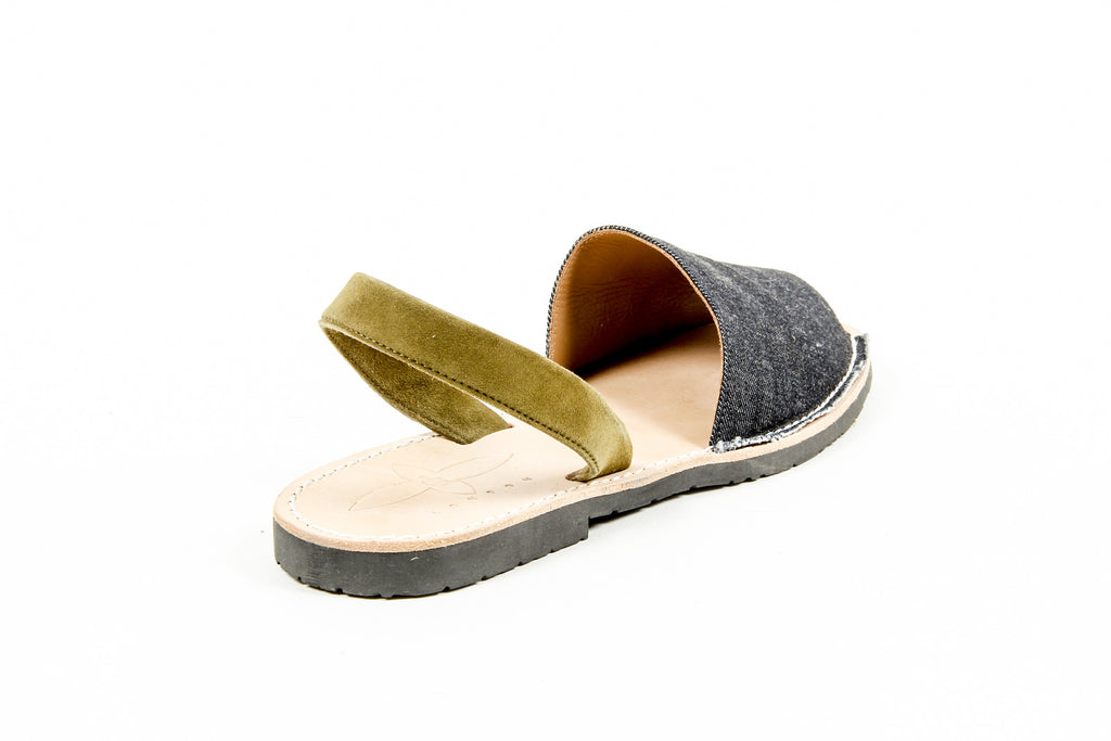 Sandalia plana Del Rio London para hombre VINTAGE H DENIM 14SS10304