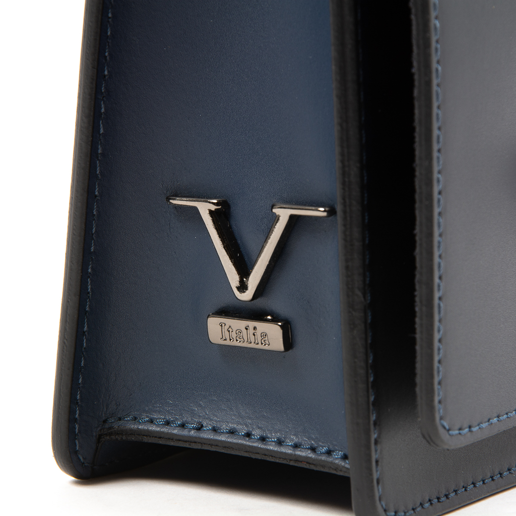 V 1969 Italia Bolso de mano para mujer azul DIADEMA