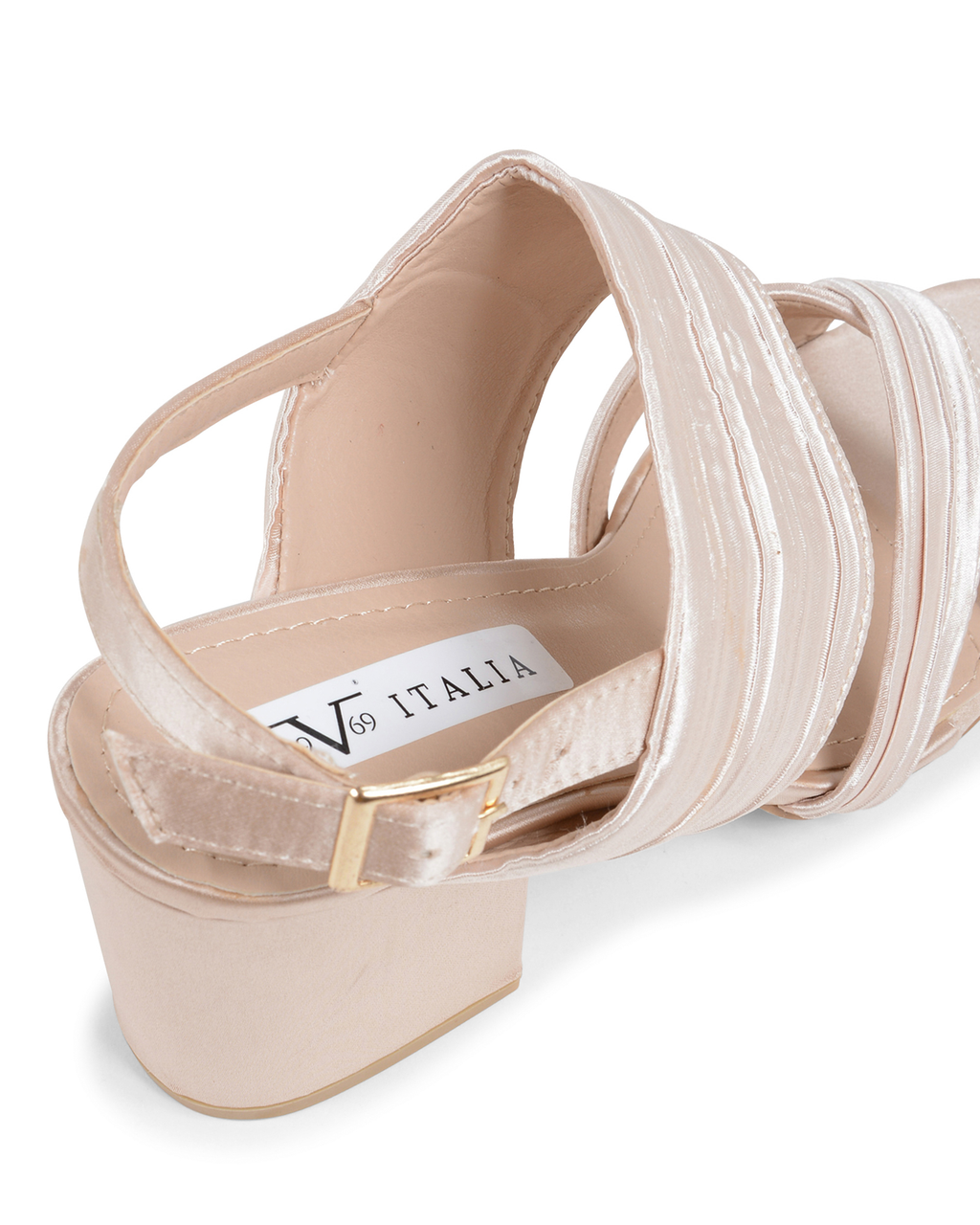 19V69 Italia Sandalia de tira trasera para mujer Beige V31 BEIGE