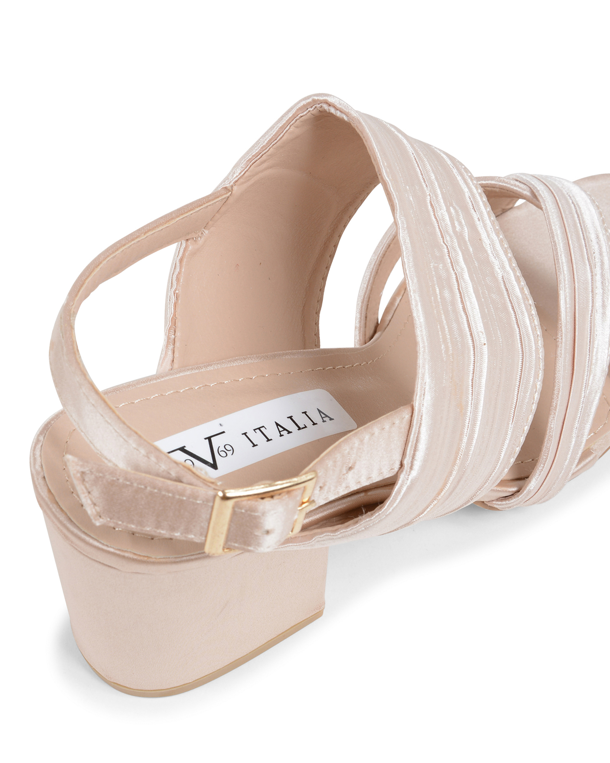 19V69 Italia Sandalia de tira trasera para mujer Beige V31 BEIGE