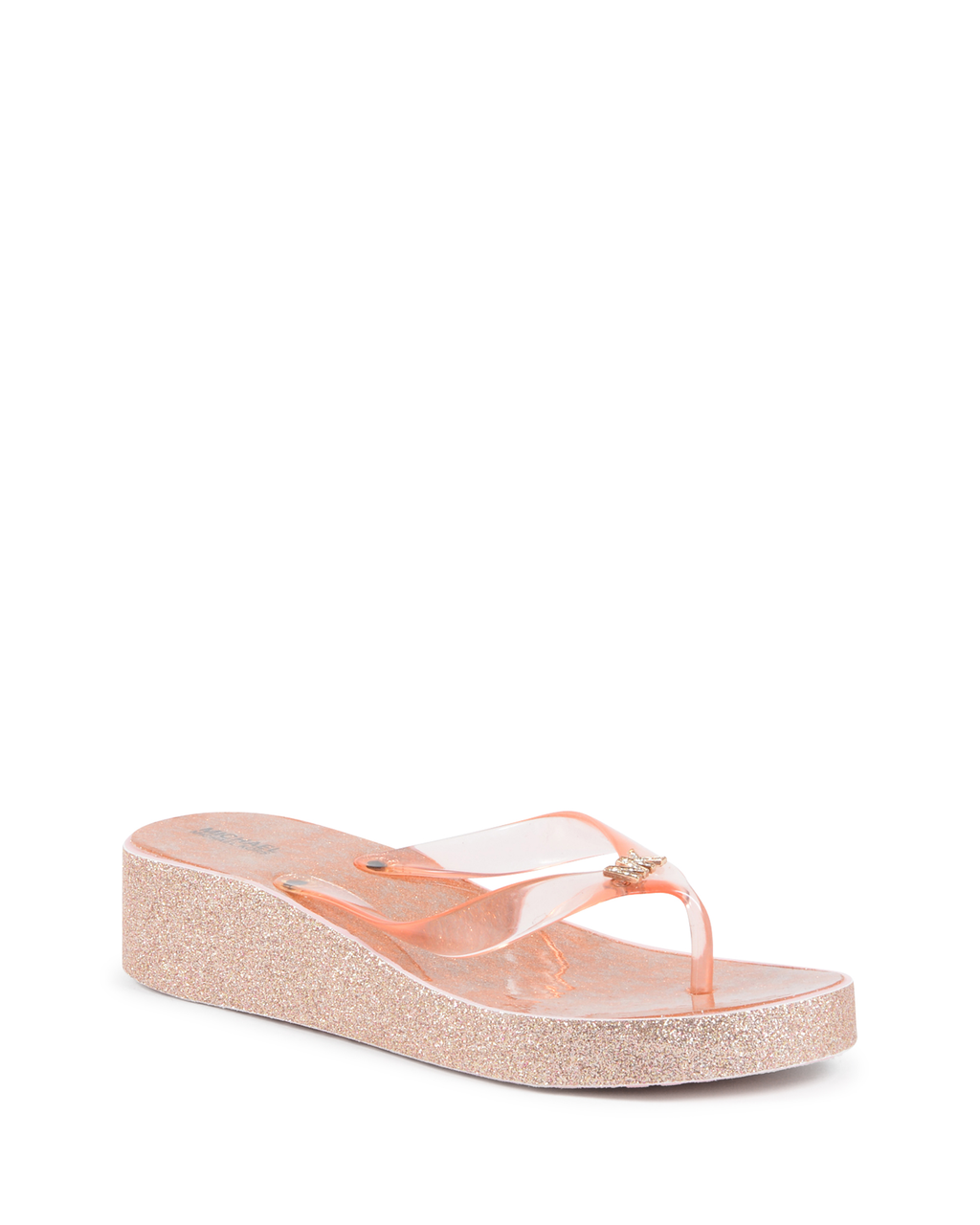Chanclas multicolor para niña Michael Kors ZIA GAGE ​​KILEY ORO ROSA