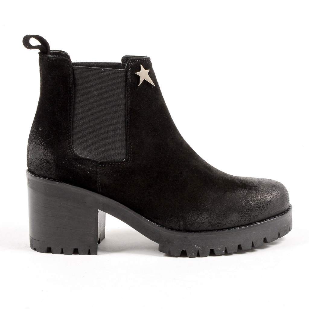Andrew Charles Womens Ankle Boot Black WENDY