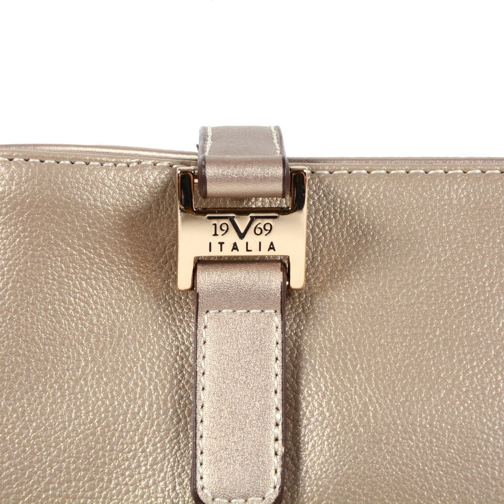 V 1969 Italia Womens Handbag Gold PORTO