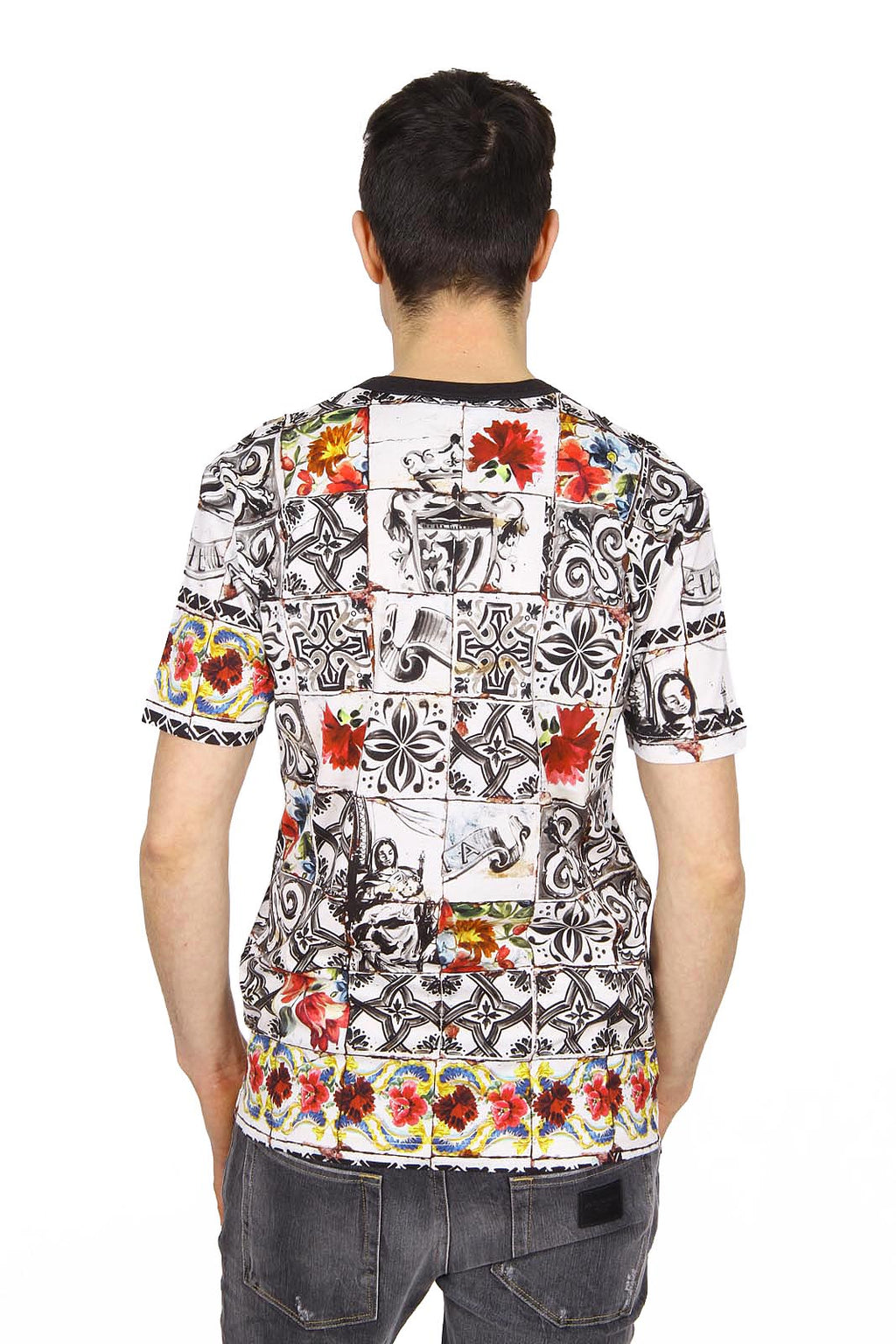 Camiseta Dolce & Gabbana de manga corta para hombre G8FE9T G7CVA S9000