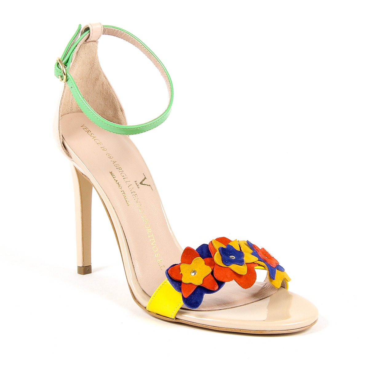 V 1969 Italia Sandalia de tira al tobillo para mujer Multicolor CATALINA