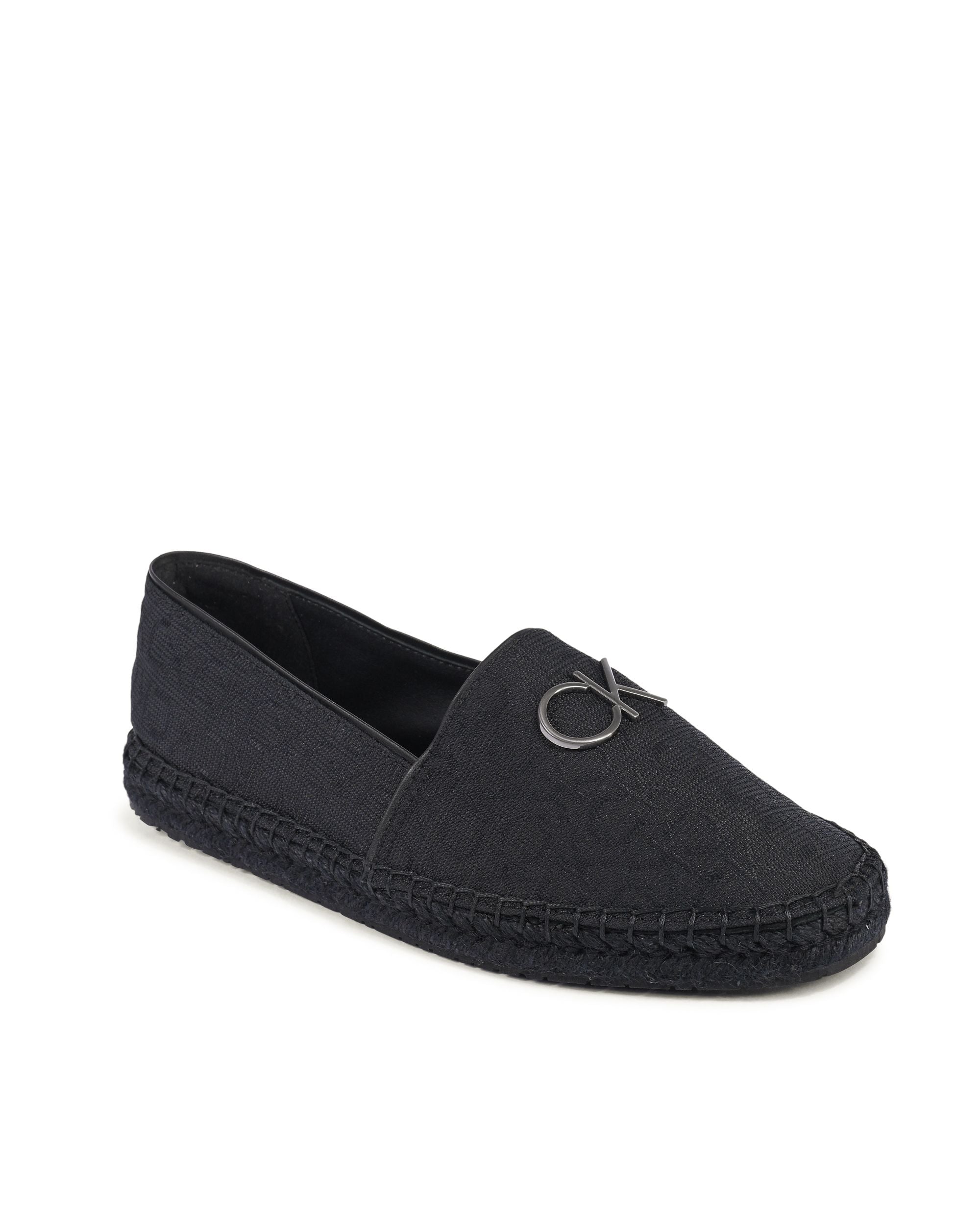 Alpargatas Calvin Klein para mujer negras HW0HW014580GN