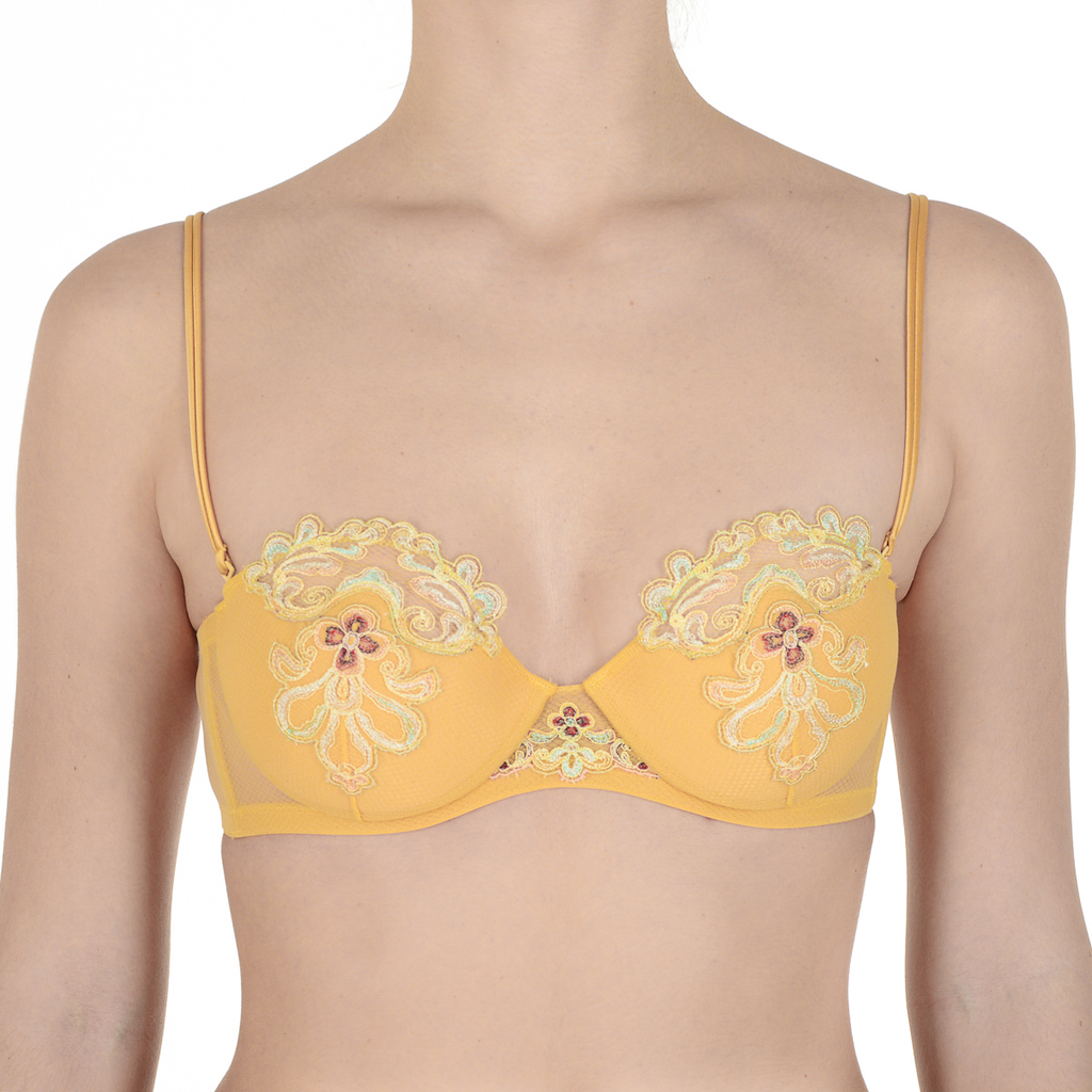 La Perla Top Womens Bra Gold