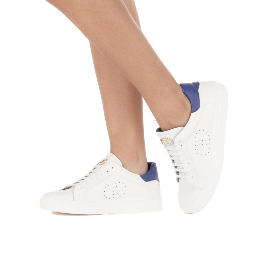 Zapatillas deportivas Lady Racer Sportivo - Blanco y beige