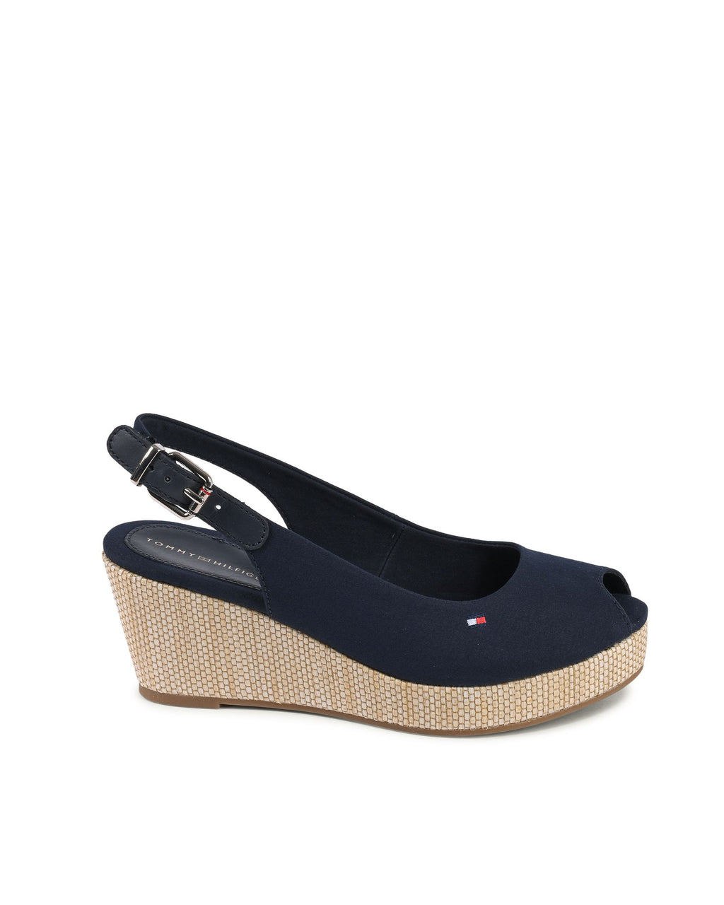 Tommy Hilfiger - Sandalias de cuña para mujer, color azul, FW0FW04788DW6