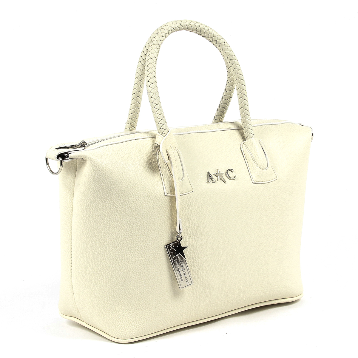 Bolso de mano para mujer Andrew Charles Beige DARSEY