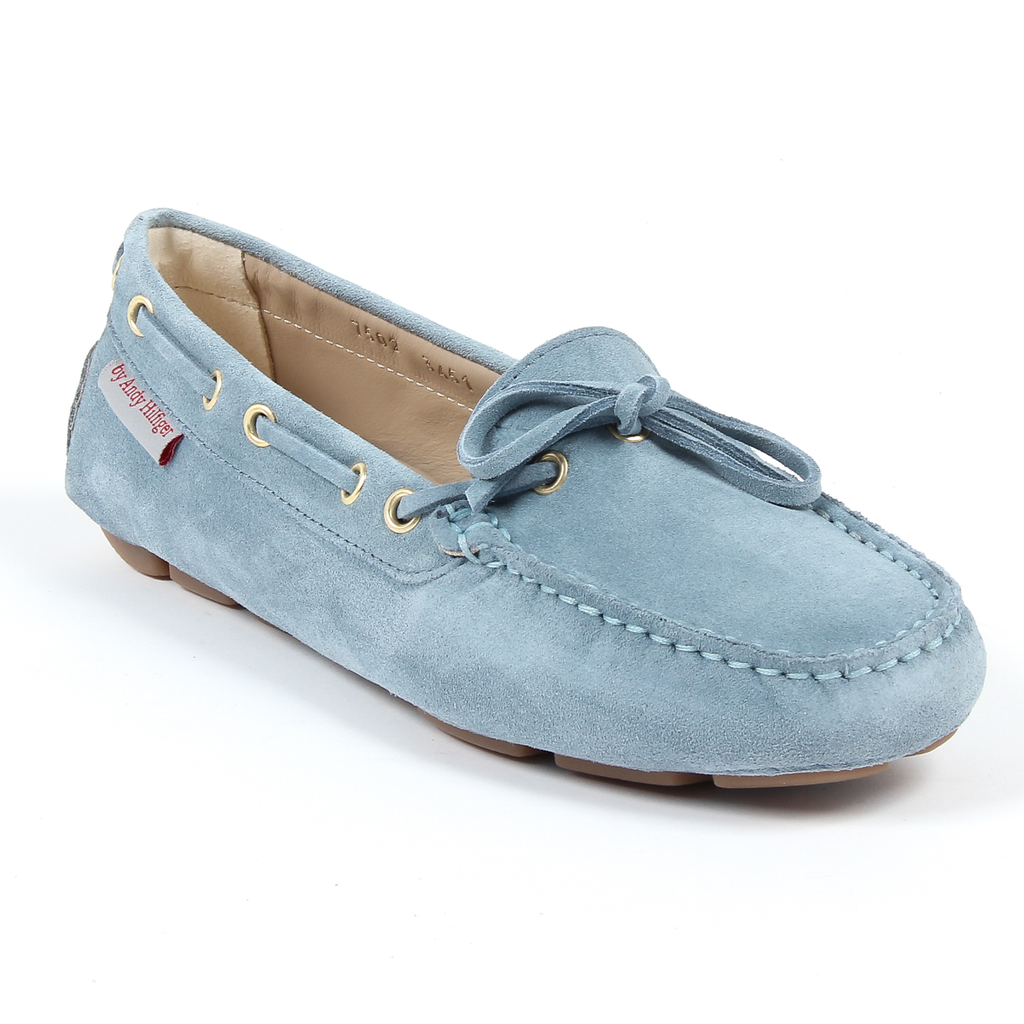 Mocasín Andrew Charles para mujer azul claro CAMILLA