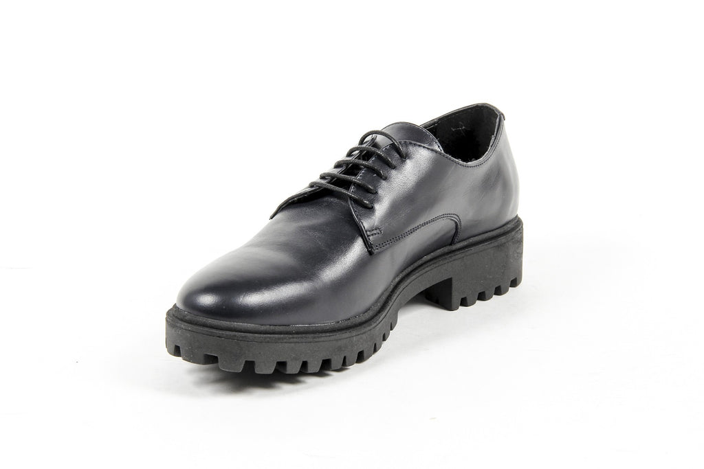 V 1969 Italia Zapato con cordones para mujer C01 VITELLO BLU