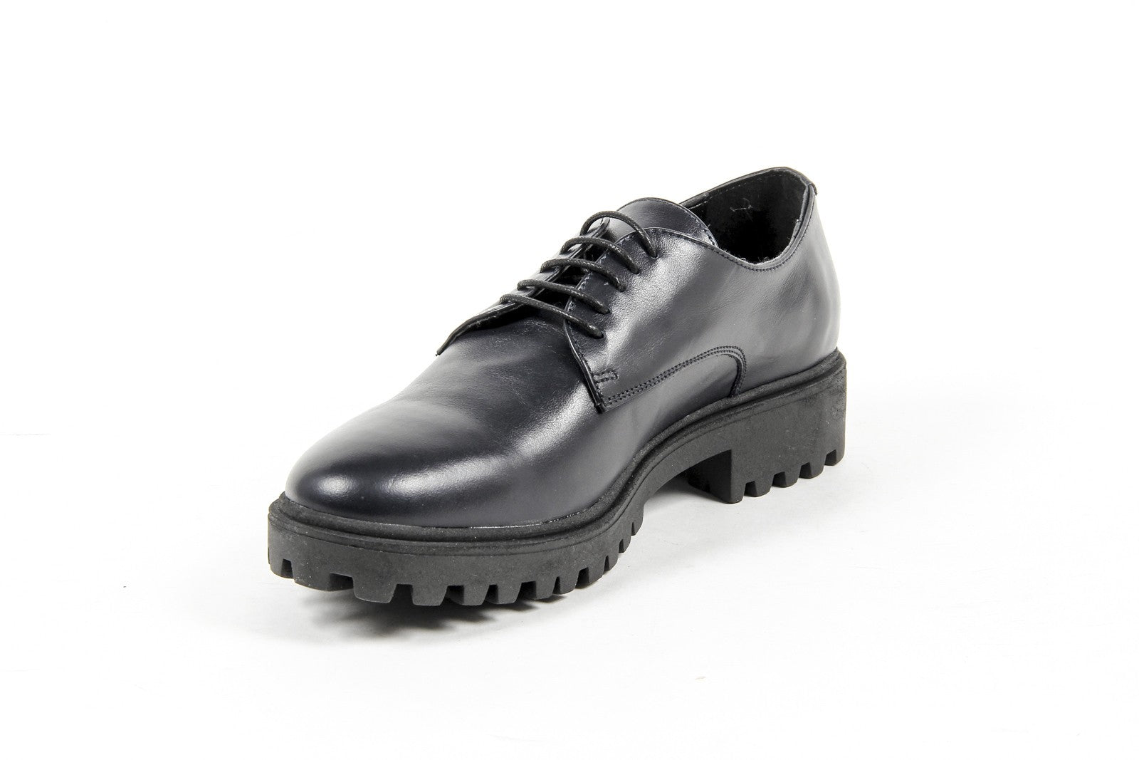 V 1969 Italia Zapato con cordones para mujer C01 VITELLO BLU