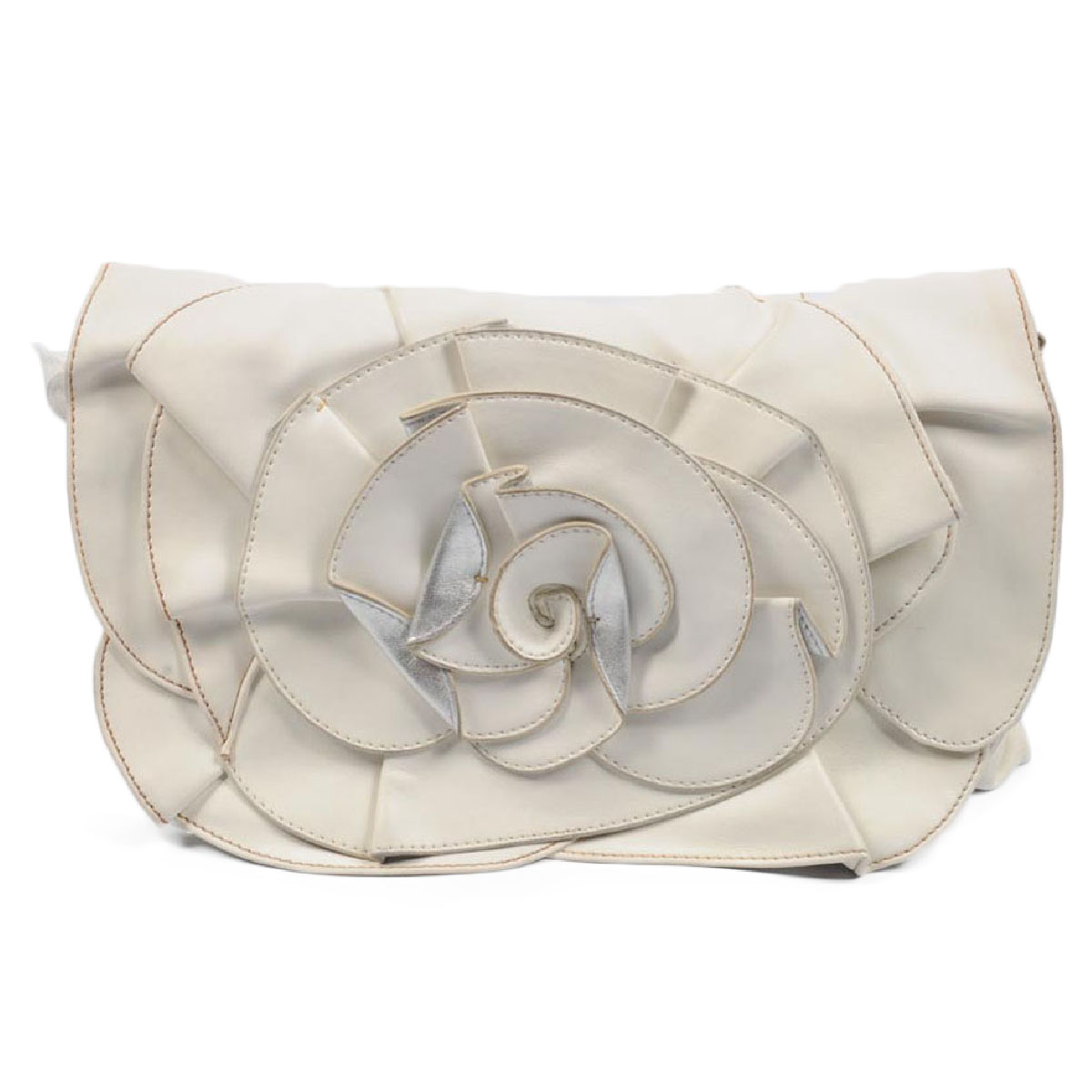 Bolso de mano para mujer Nine West 167020 BLANCO PLATA