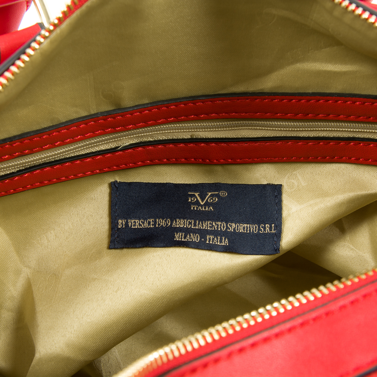 Bolso de mano para mujer V 1969 Italia rojo CLAIRE