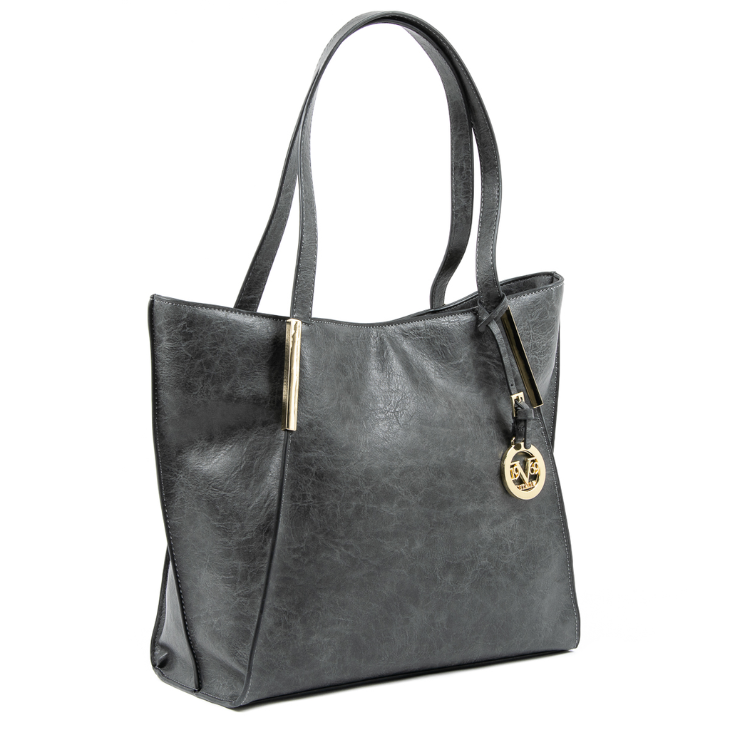 Bolso de mano para mujer V 1969 Italia gris oscuro REBECCA