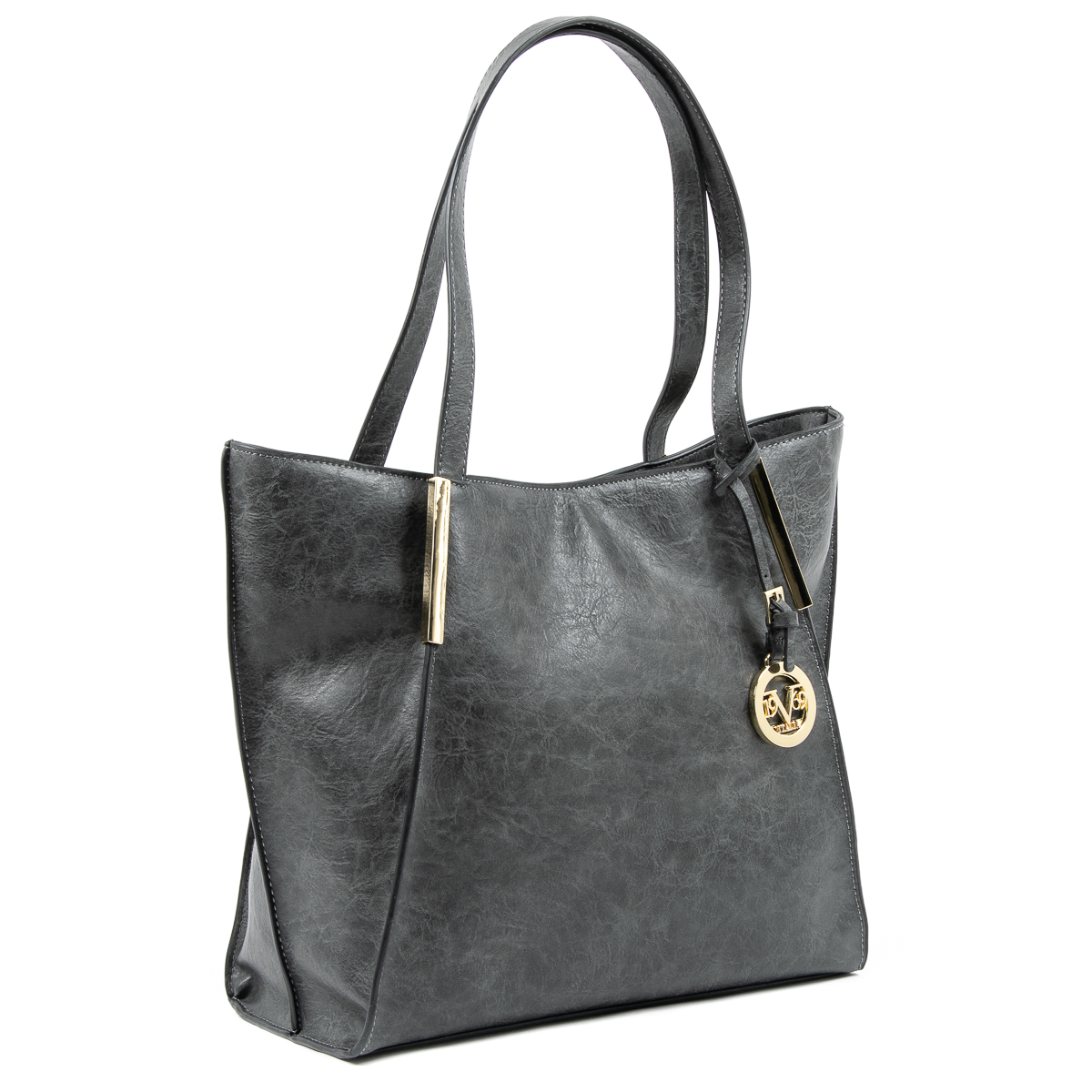 Bolso de mano para mujer V 1969 Italia gris oscuro REBECCA