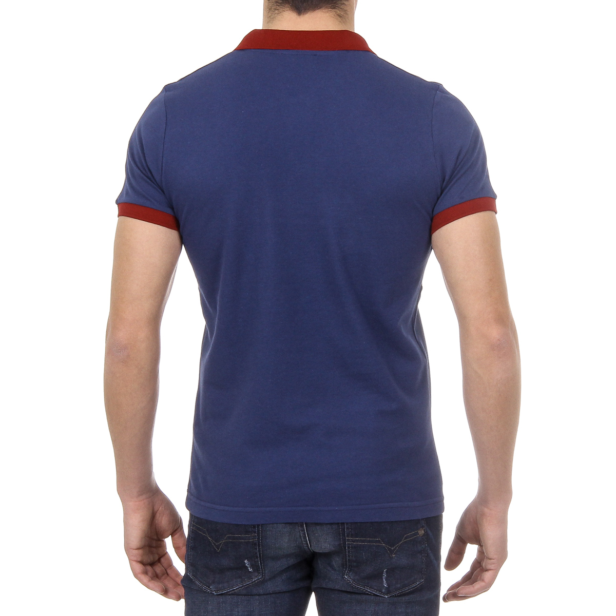 Polo Ufford & Suffolk Polo Club para hombre, manga corta, US002, azul marino