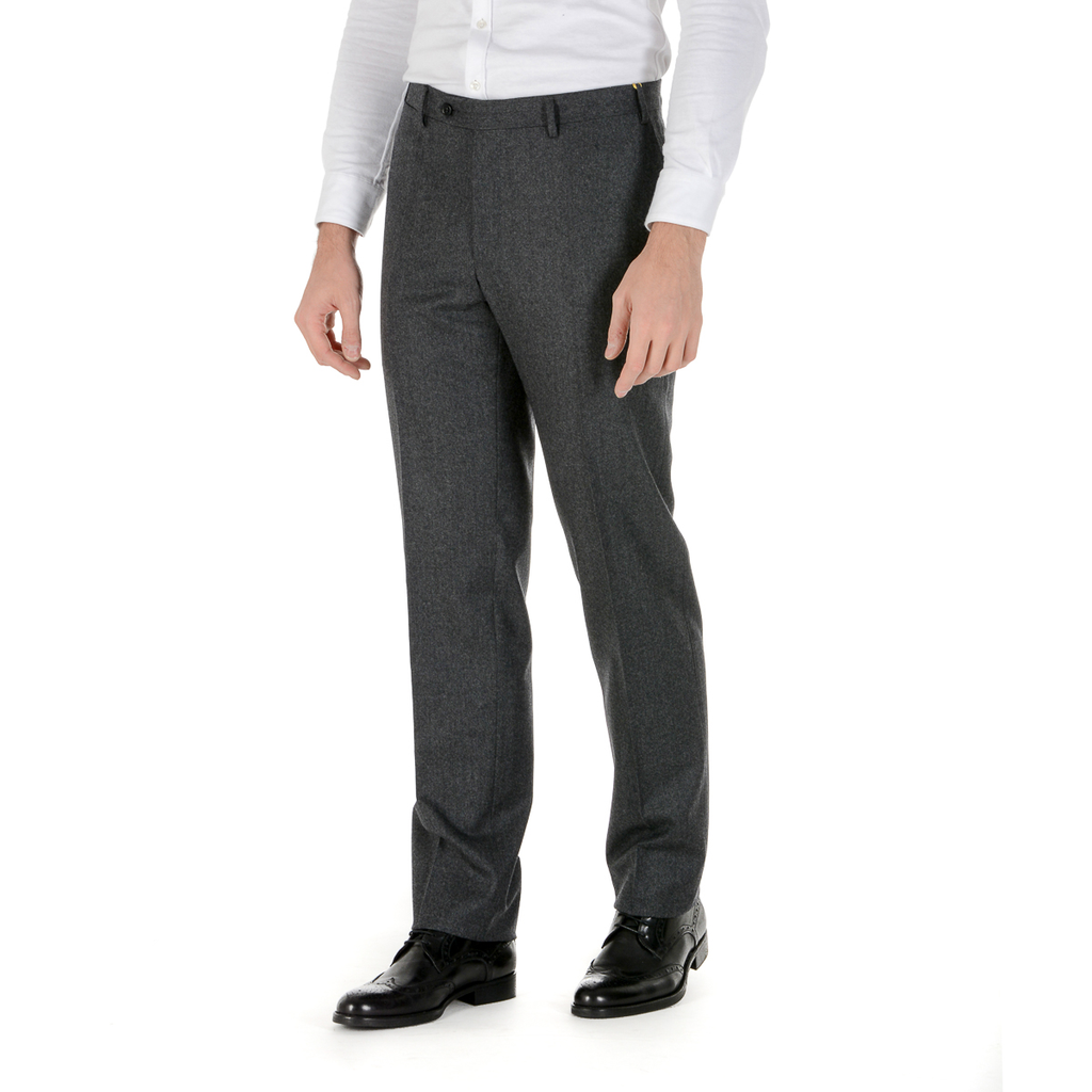 Canali Mens Pants Dark Grey