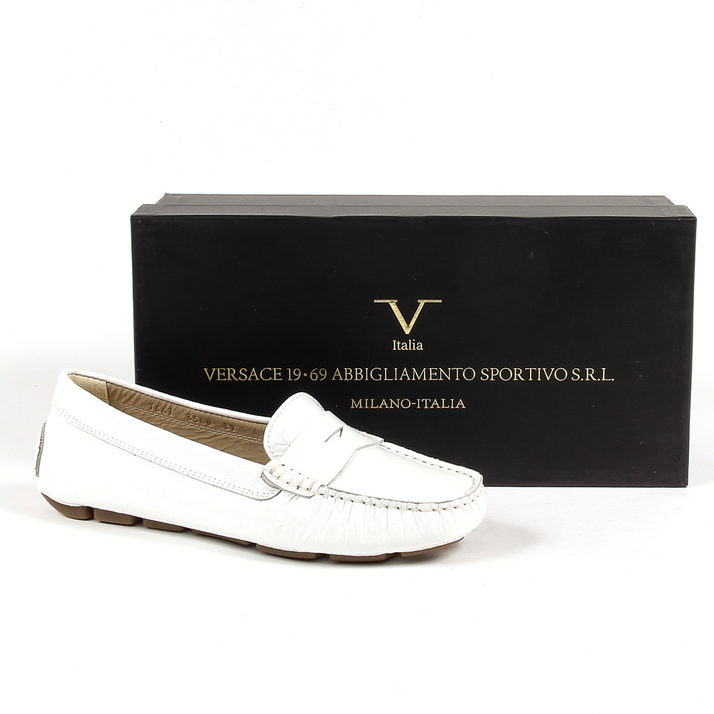 V 1969 Italia Womens Loafer White AMALFI