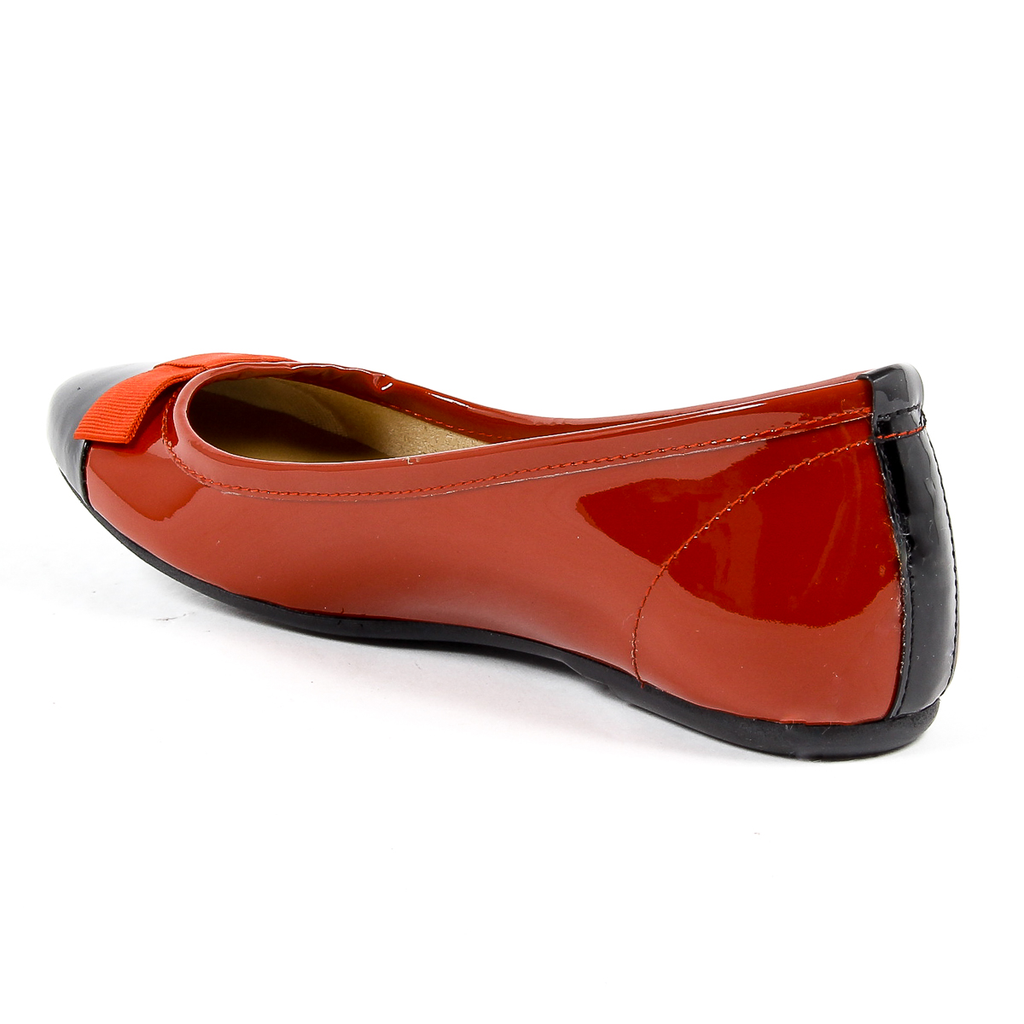 V 1969 Italia Womens Ballerina Red GEMMA