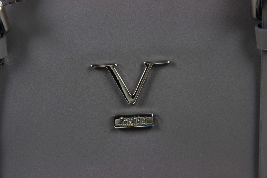V 1969 Italia Bolso de Mujer V016-S RUGA STAMPATO GRIGIO