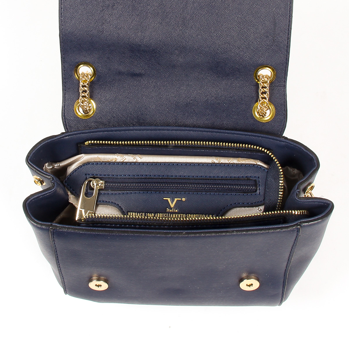V 1969 Italia Womens Handbag Dark Blue PRISCILLA