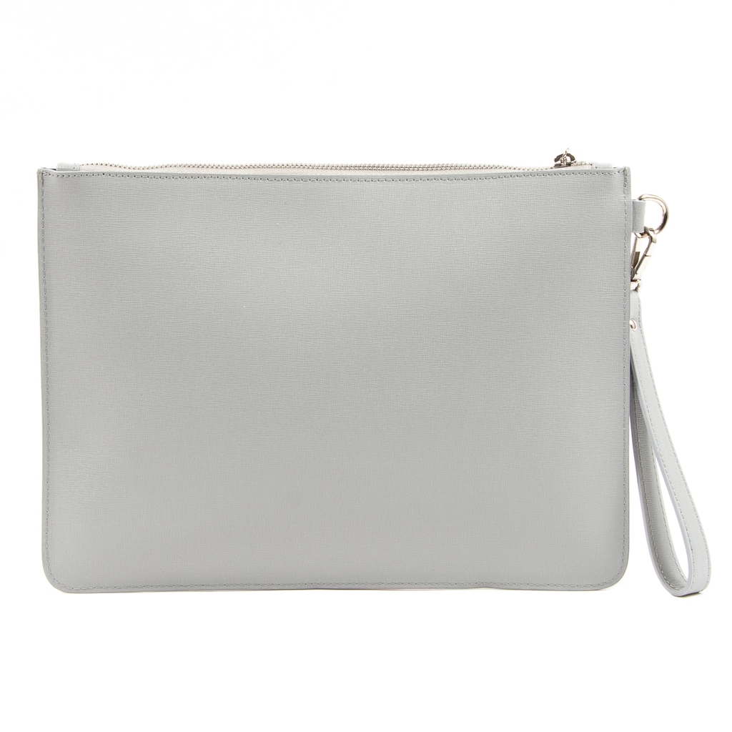 Bolso de mano para mujer V 1969 Italia gris lima