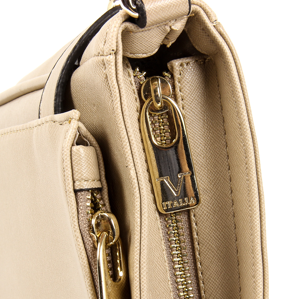 V 1969 Italia Womens Shoulder Bag Beige MONICA