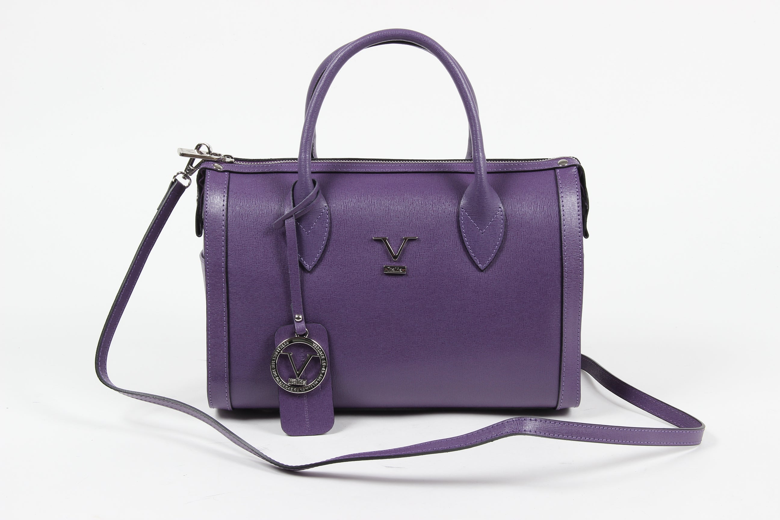 Bolso de mano para mujer V 1969 Italia V014 S PÚRPURA