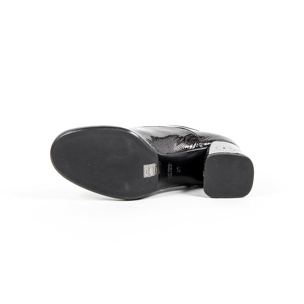 V 1969 Italia - Zapato Oxford de tacón para mujer B2461 CRASH NERO