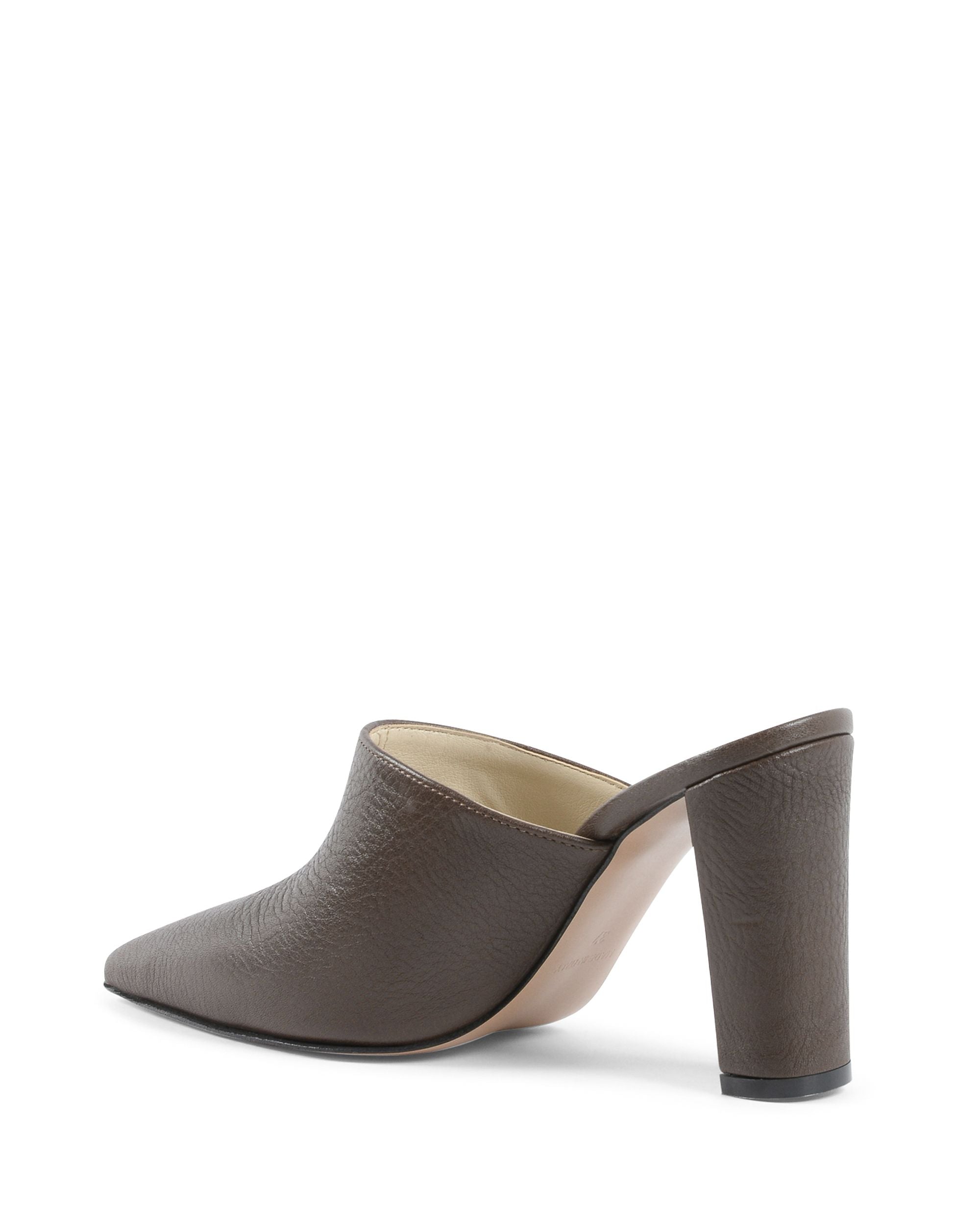19V69 Italia Sandalias tipo mule para mujer Marrón oscuro LEYA90 CRAZY GRAIN ARGILLA