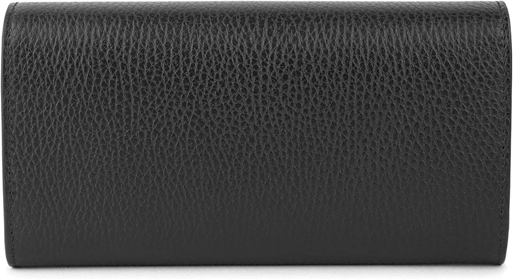 Cartera Gucci de piel entrelazada negra